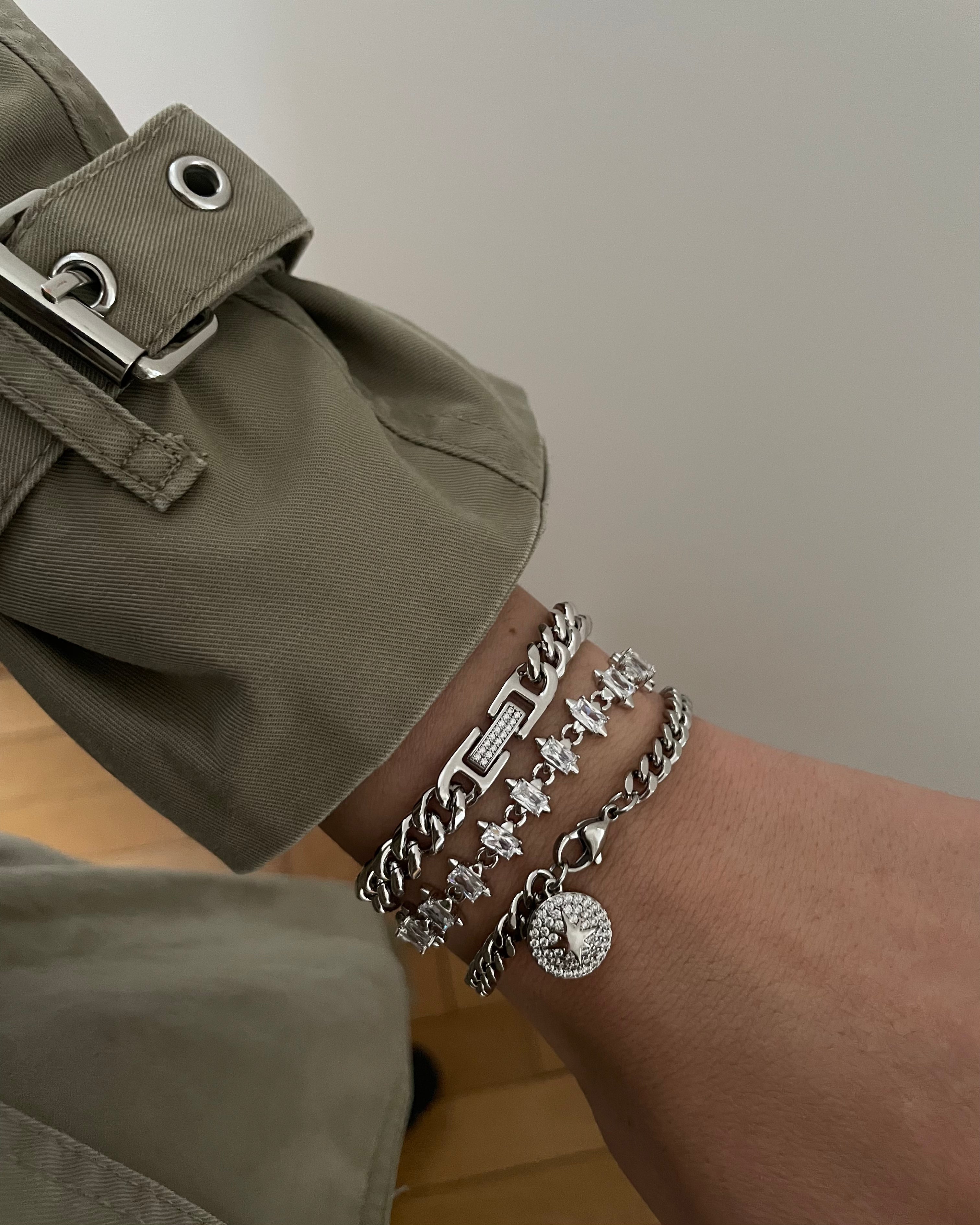 Armband VIP Charm - Silber