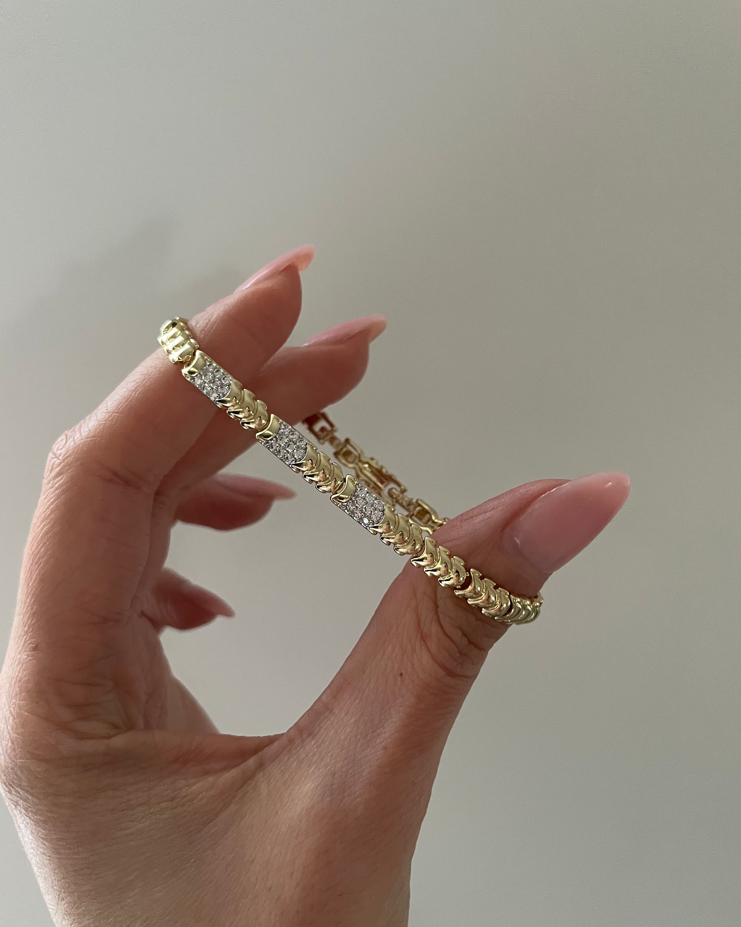 Armband VIP Eliz -14K vergoldet