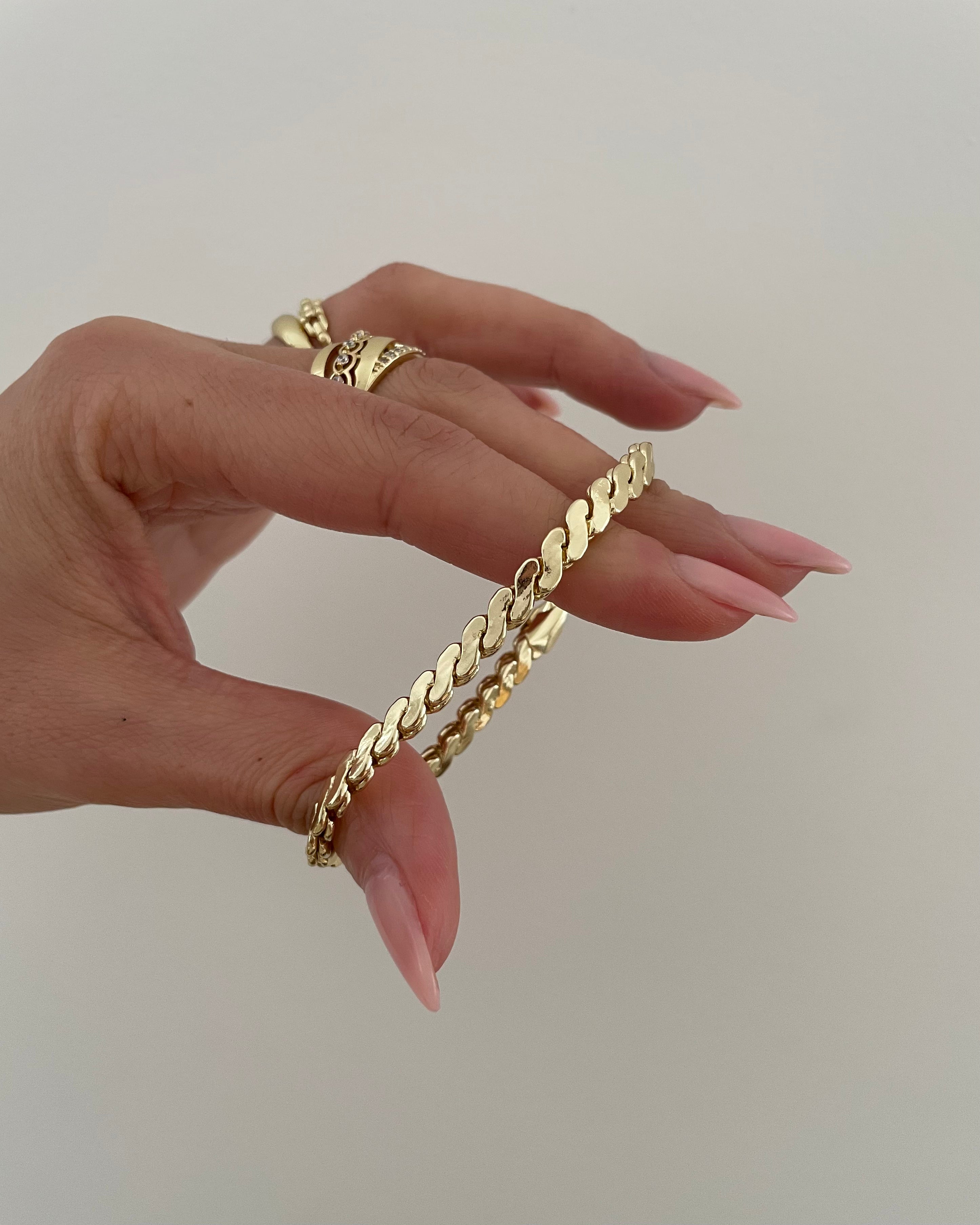 Armband VIP Gurmet Chain -14K vergoldet