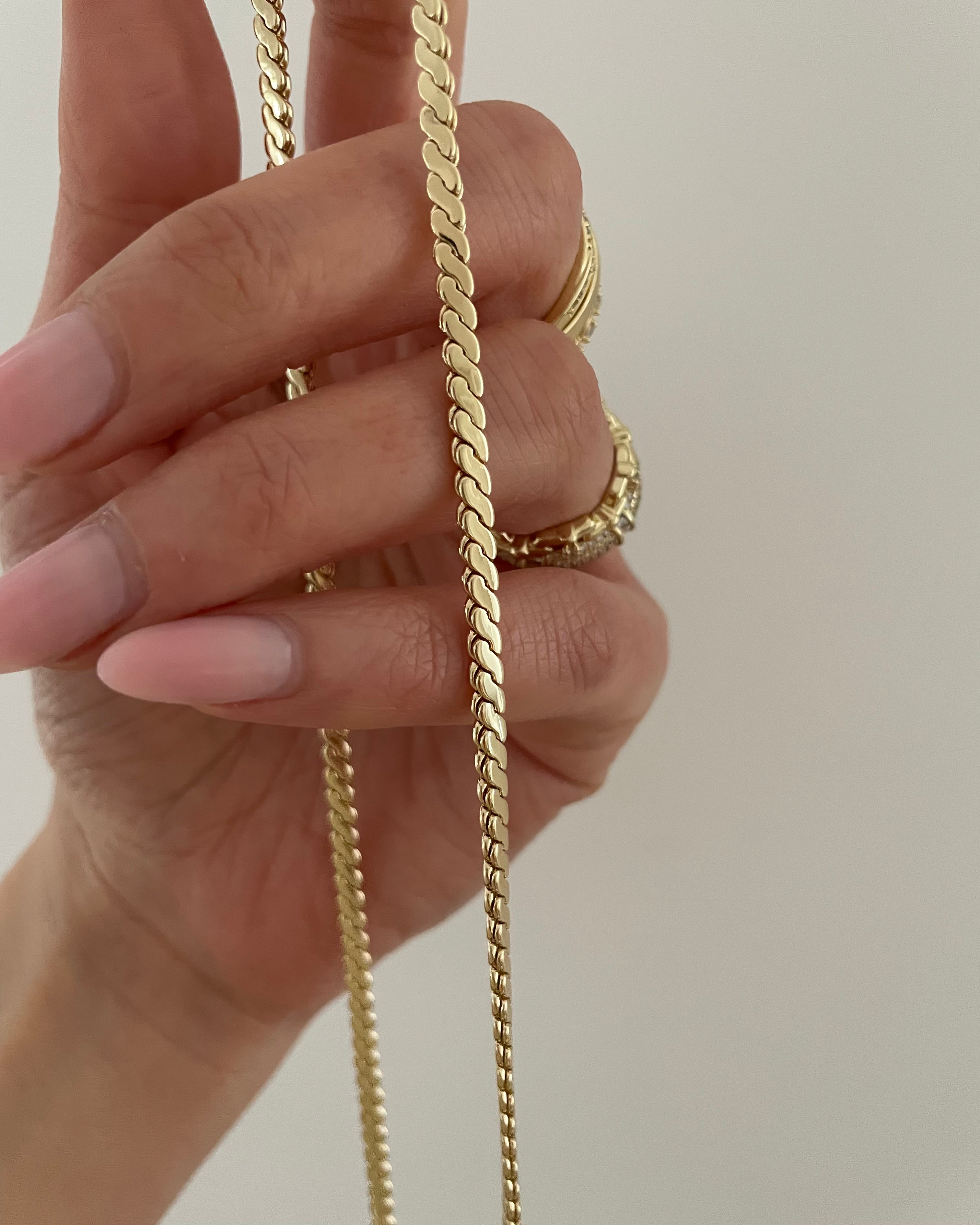 Kette VIP Fine Gurmet Chain -14K vergoldet