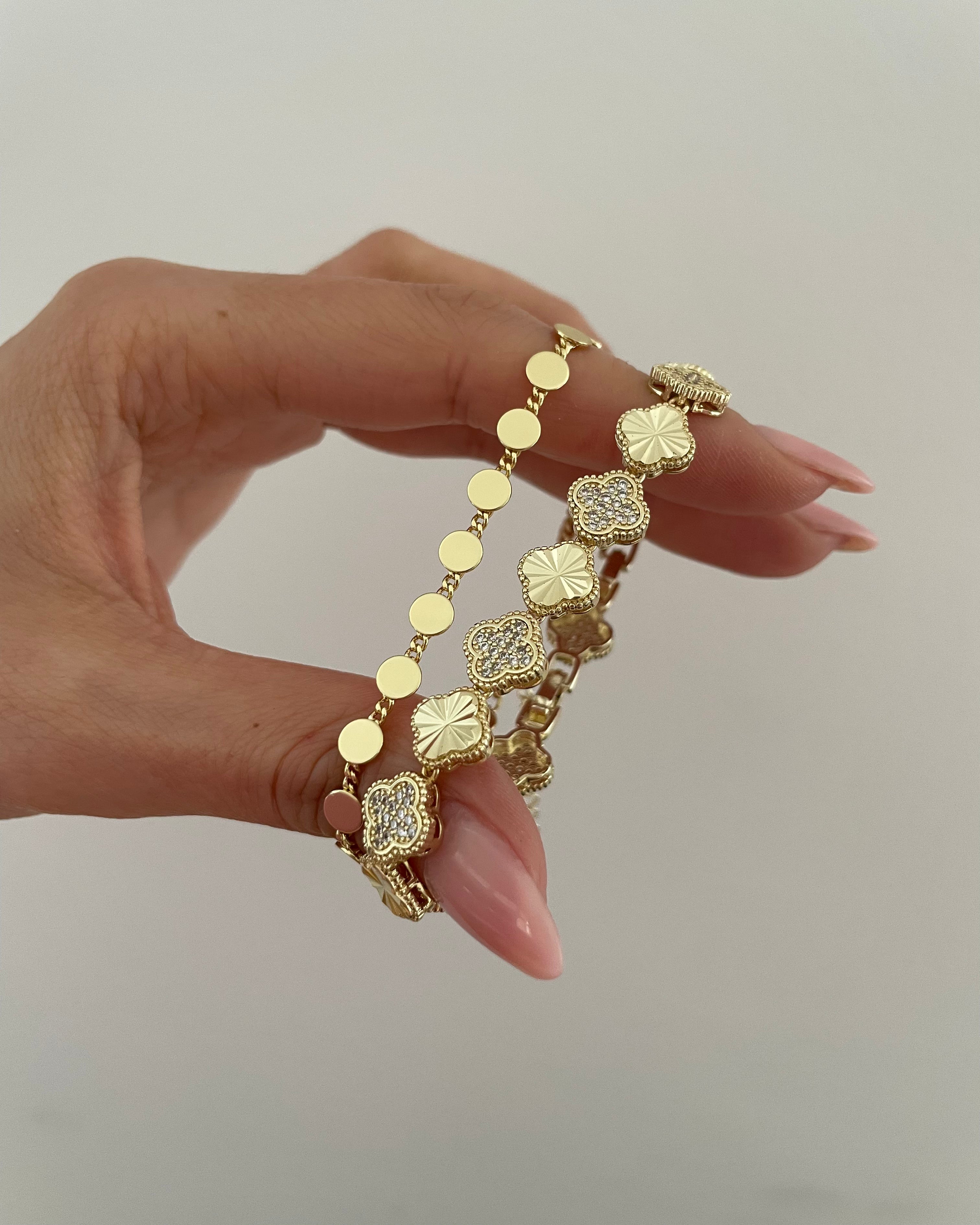 Armband VIP Plate -14K vergoldet