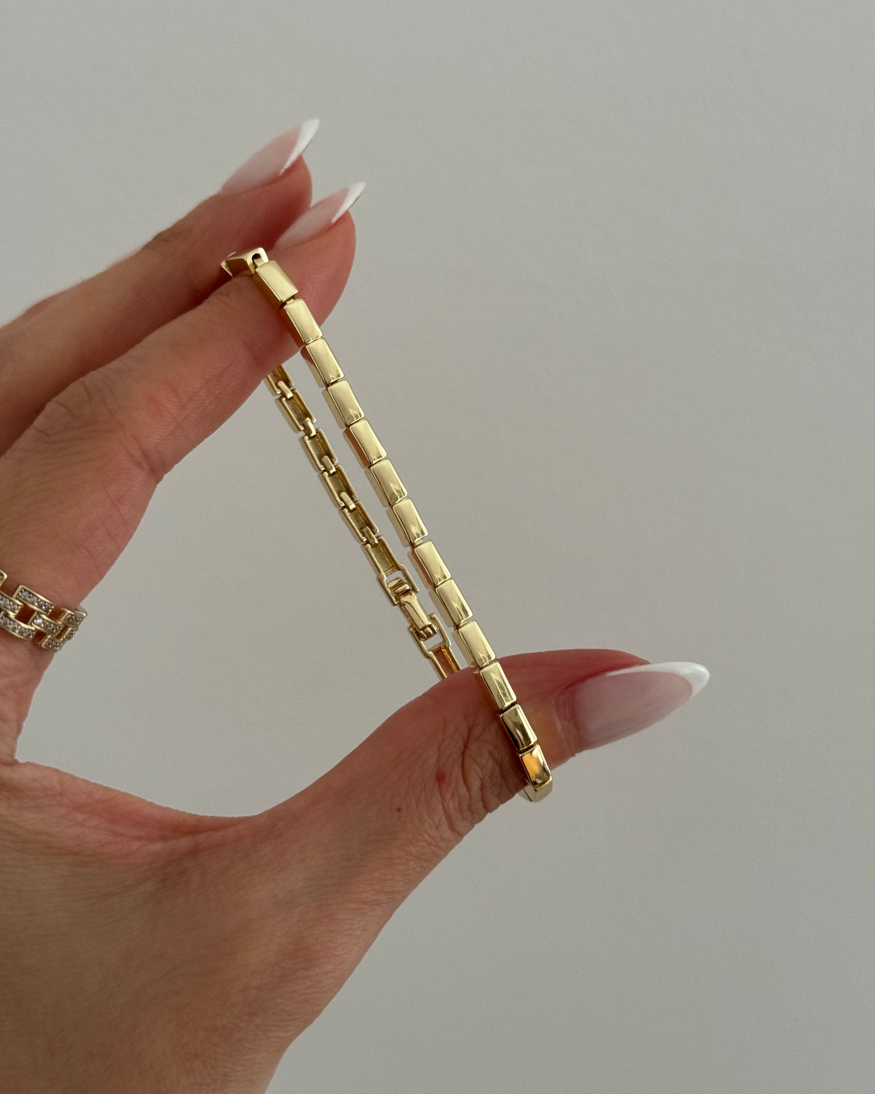 Armband VIP Golden Mini Lin -14K vergoldet