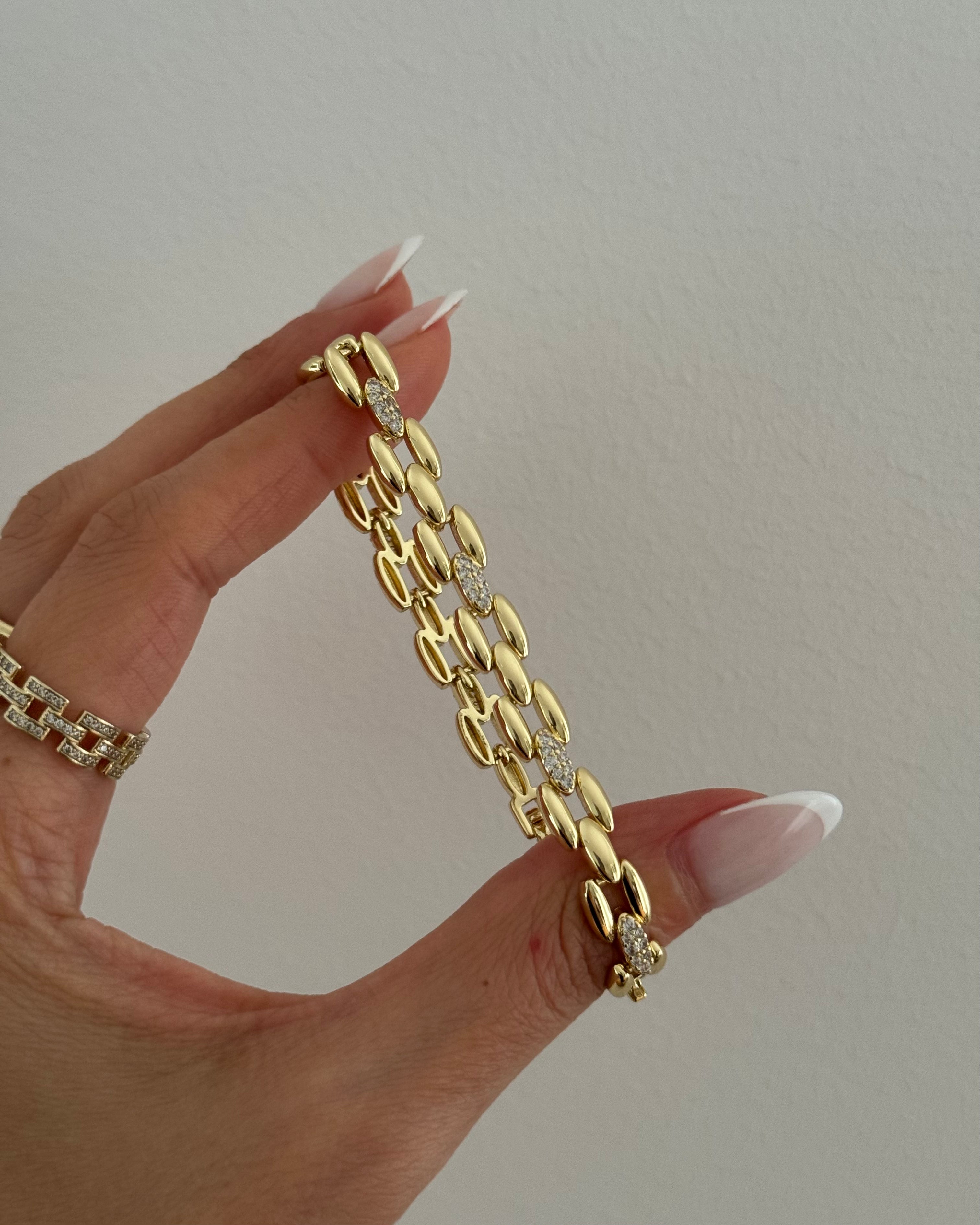 Armband VIP Liv -14K vergoldet