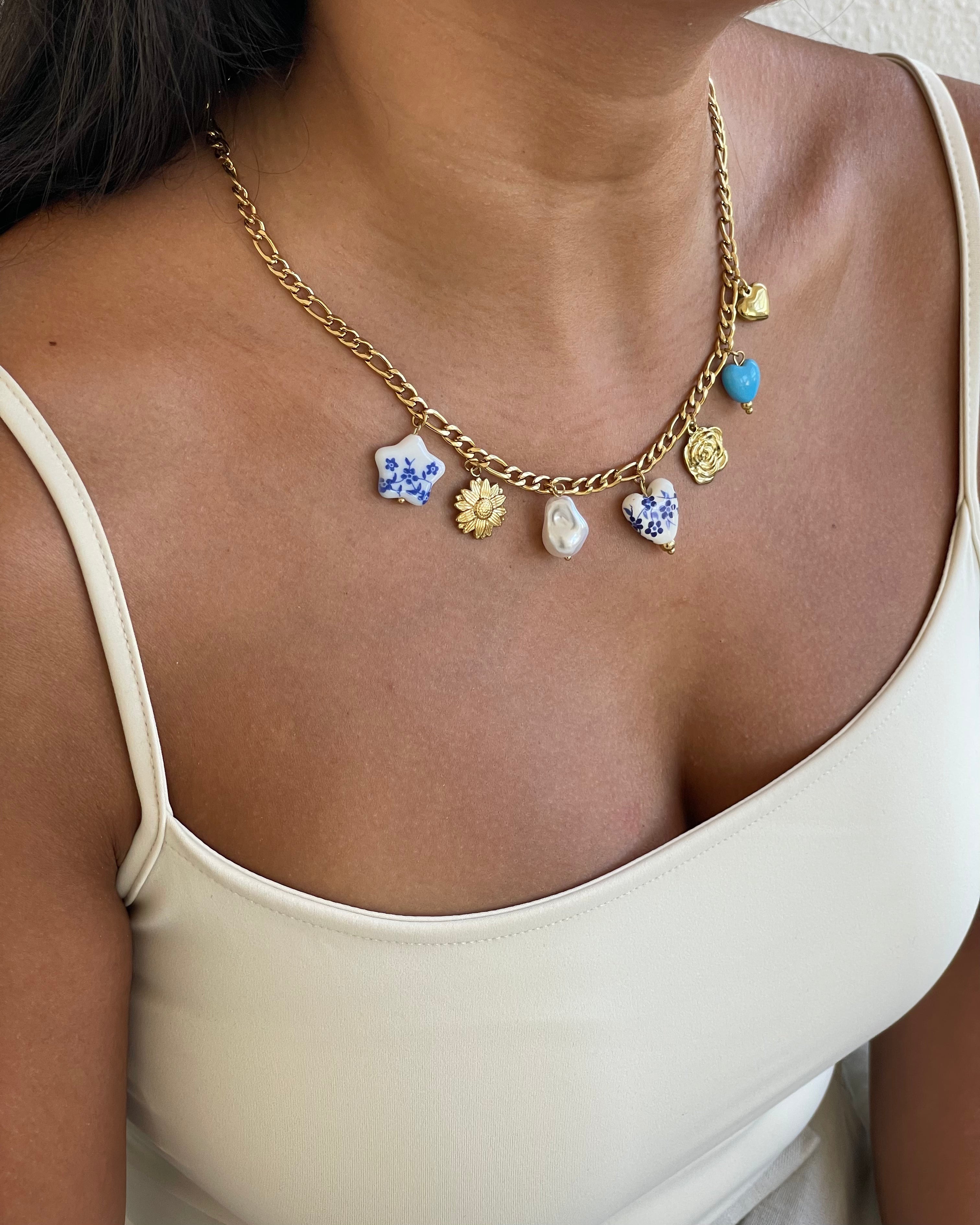 Kette Charm Fancy Blue