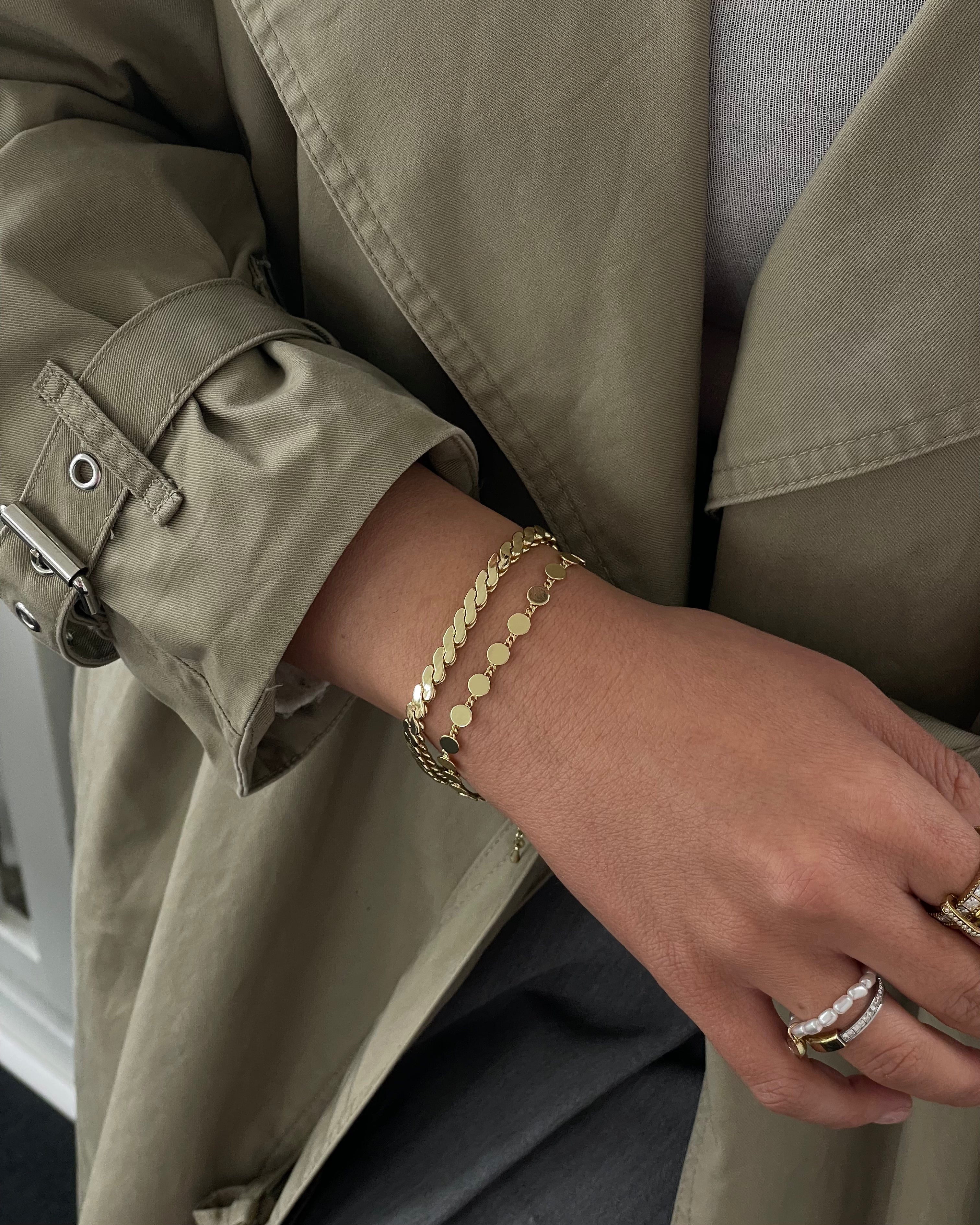 Armband VIP Plate -14K vergoldet