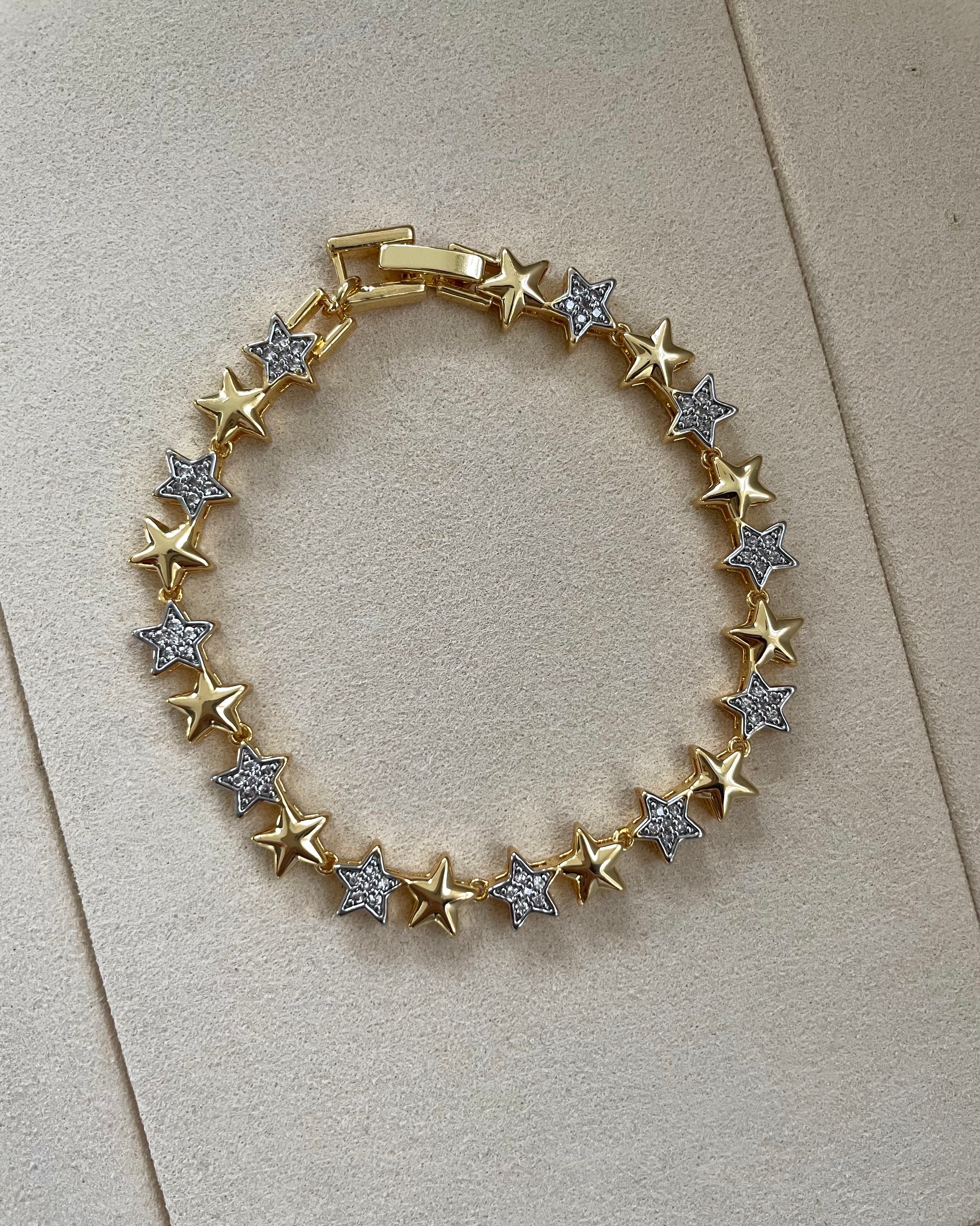 Armband VIP Star Gold Silber