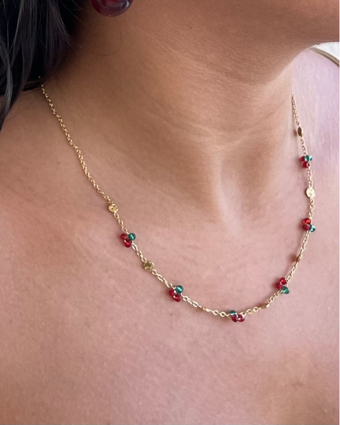 Büyük Kiraz küpeler