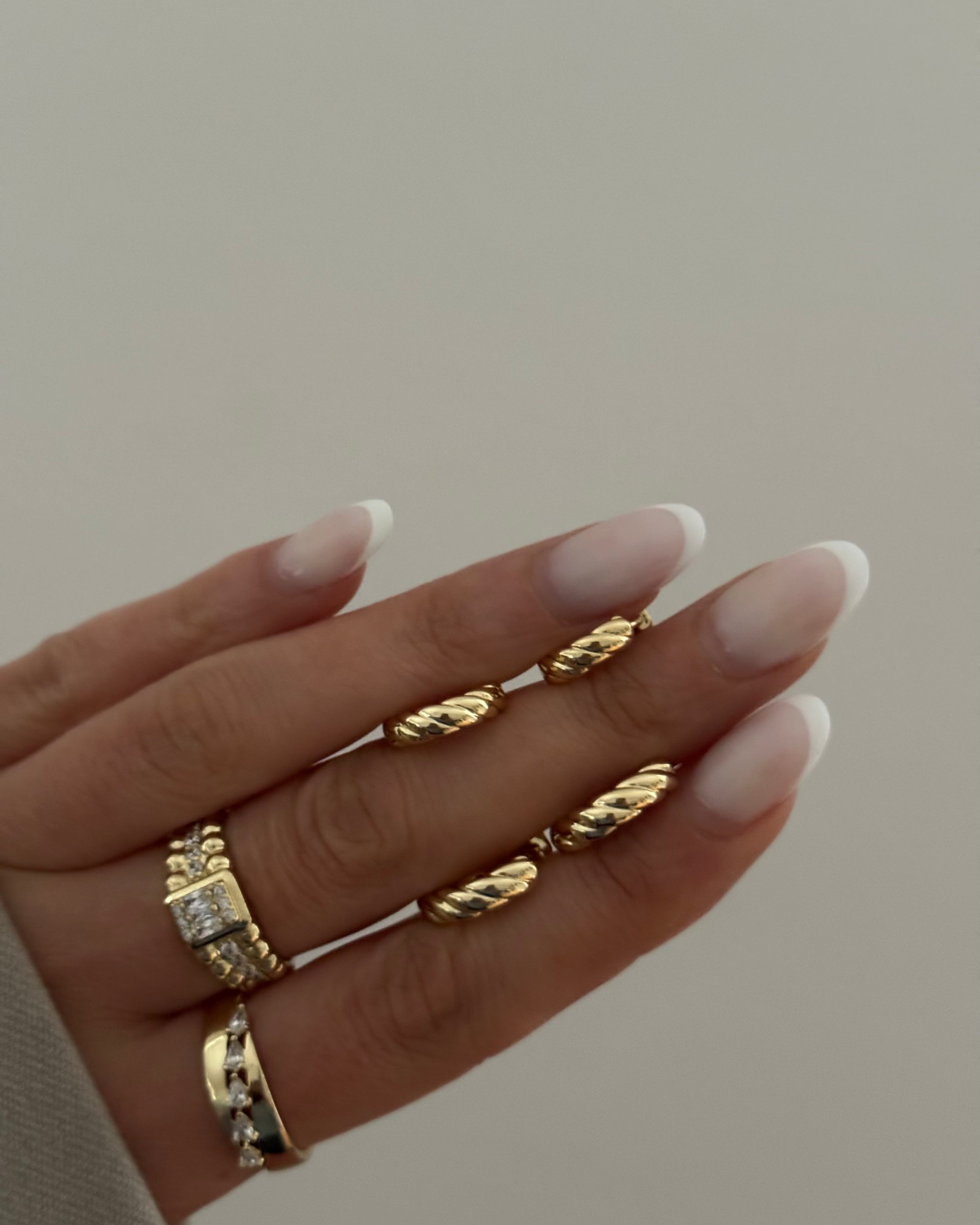 Creolen VIP Twisted- 14K vergoldet