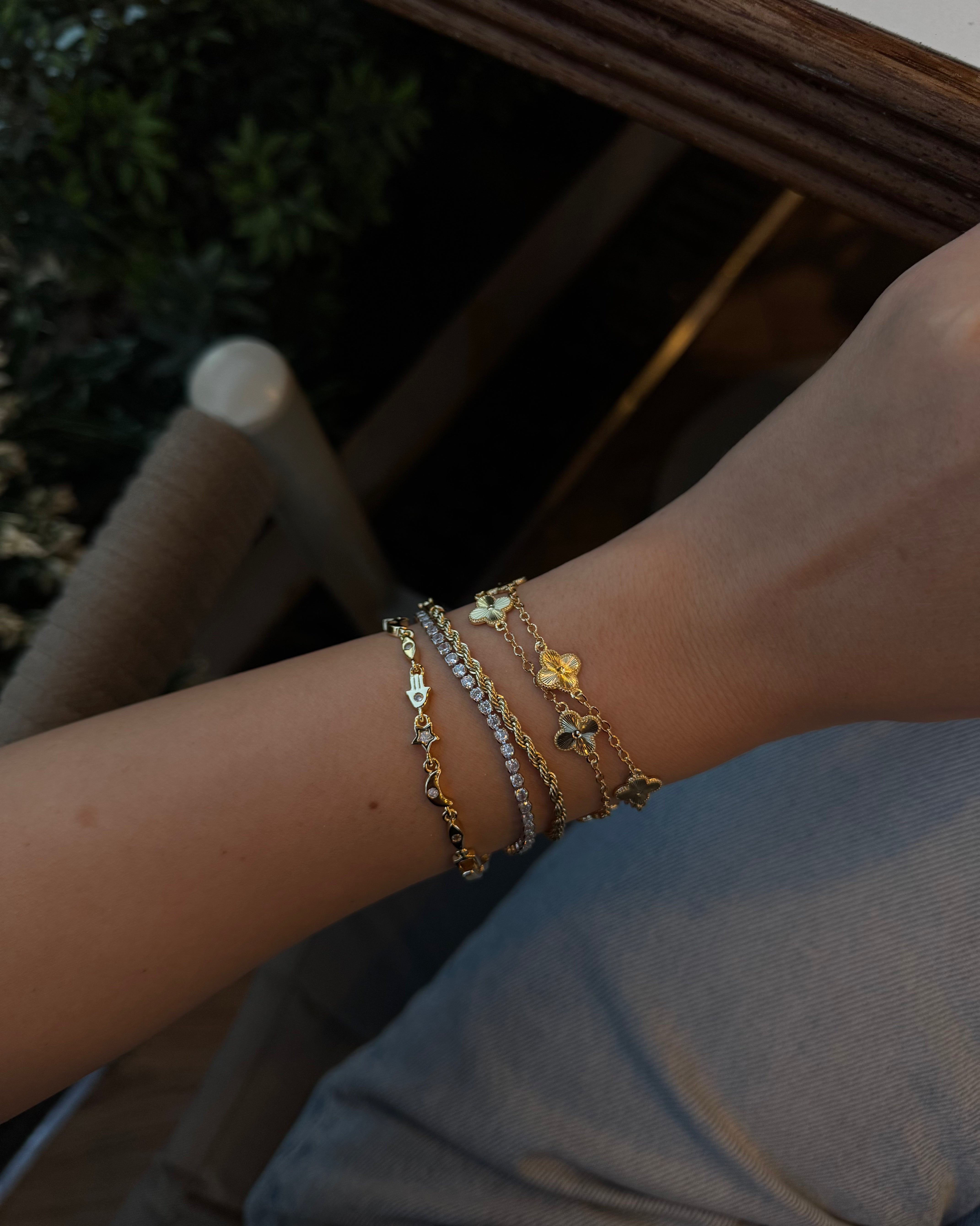 Armband VIP Fine Dots Shine -14K vergoldet