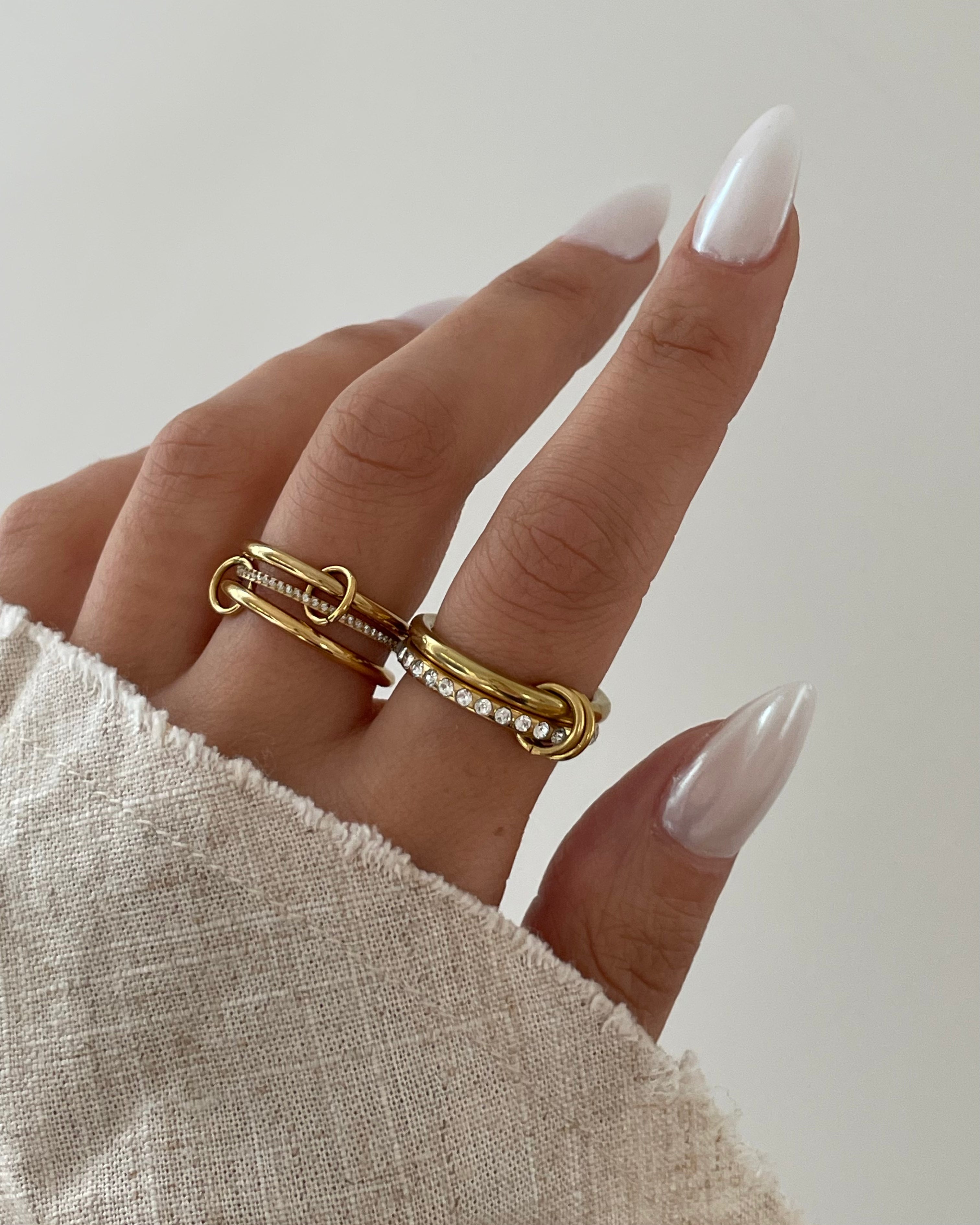 Ring Pave Flow Diamond