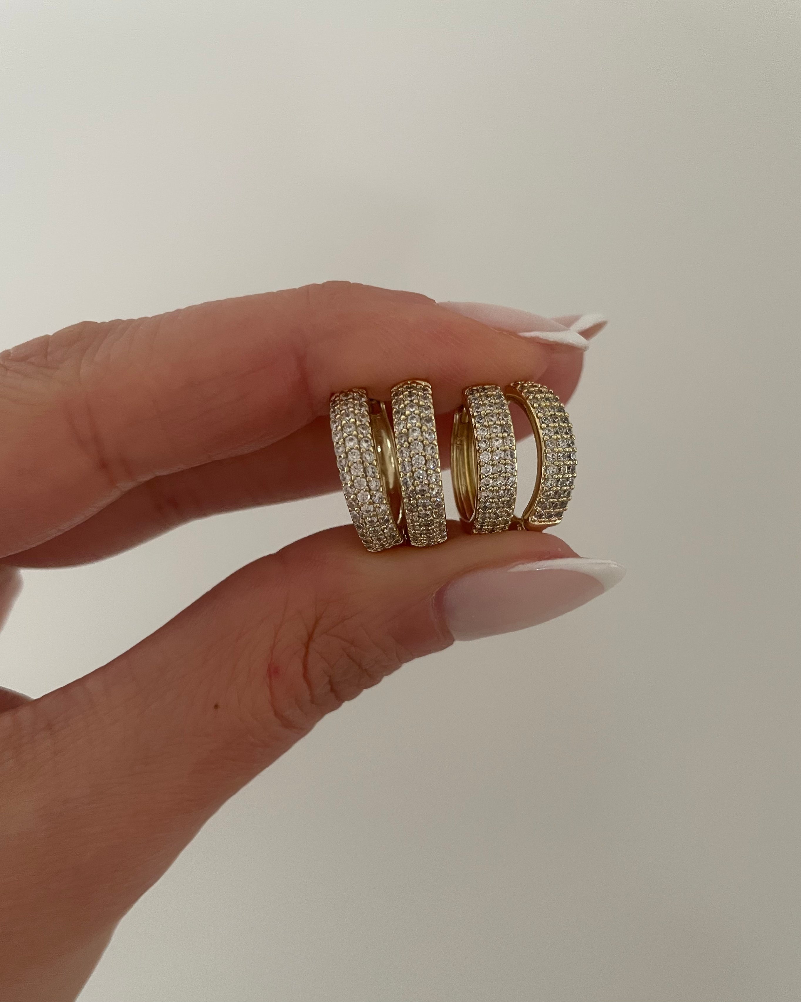 Creolen VIP Full Glow -14K vergoldet