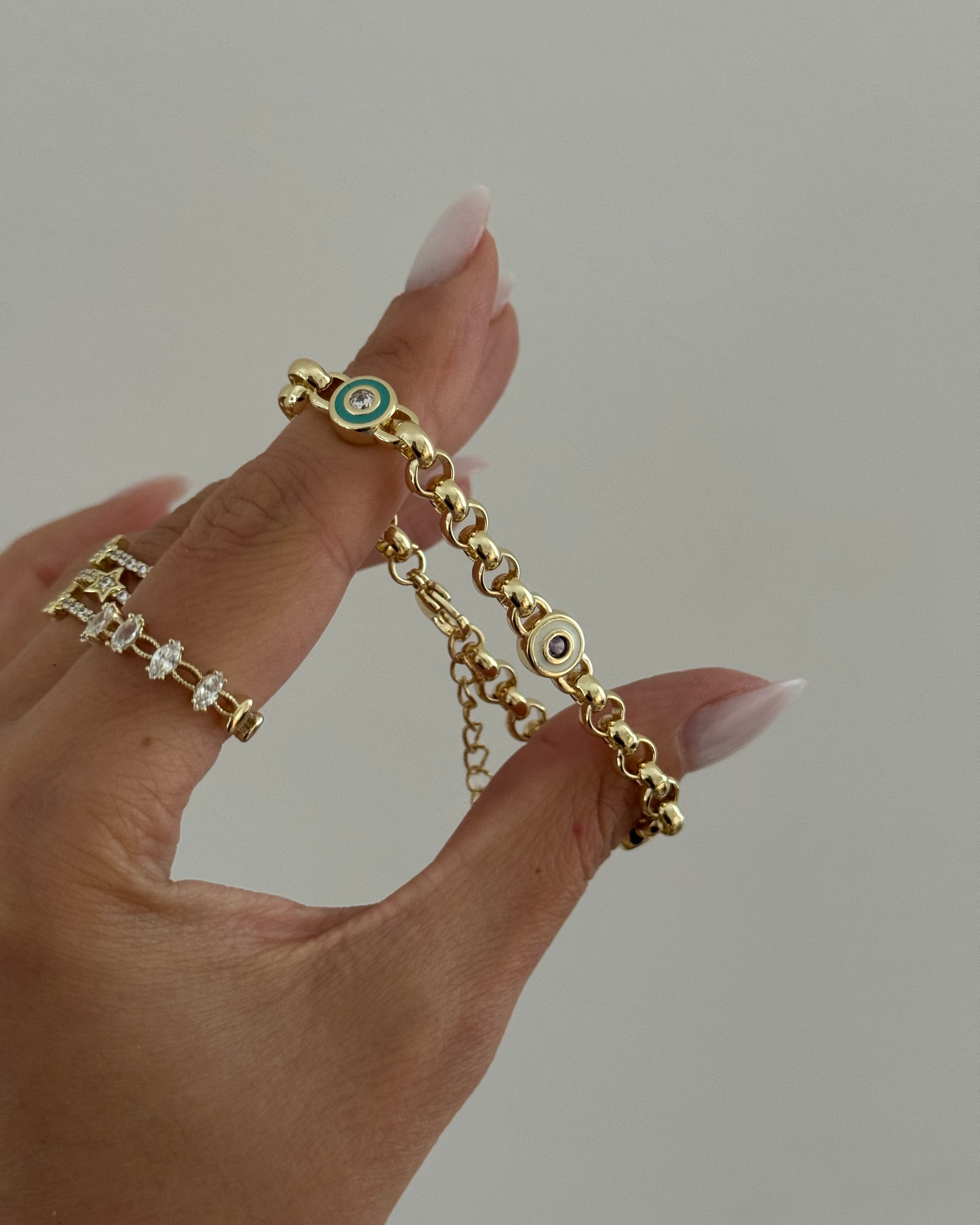 Armband VIP Cetas Emaille -14K vergoldet
