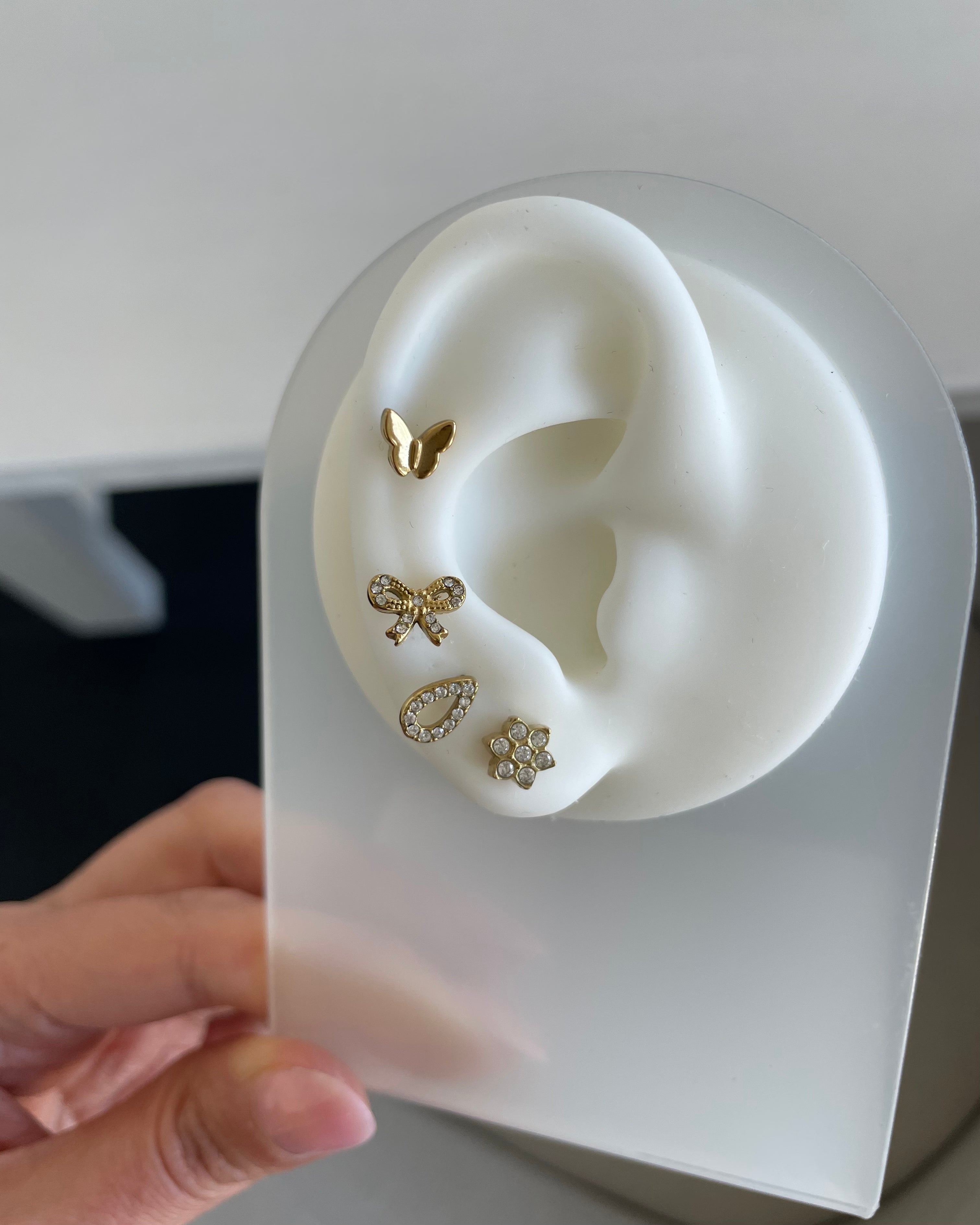 Ohrstecker Flower Diamond