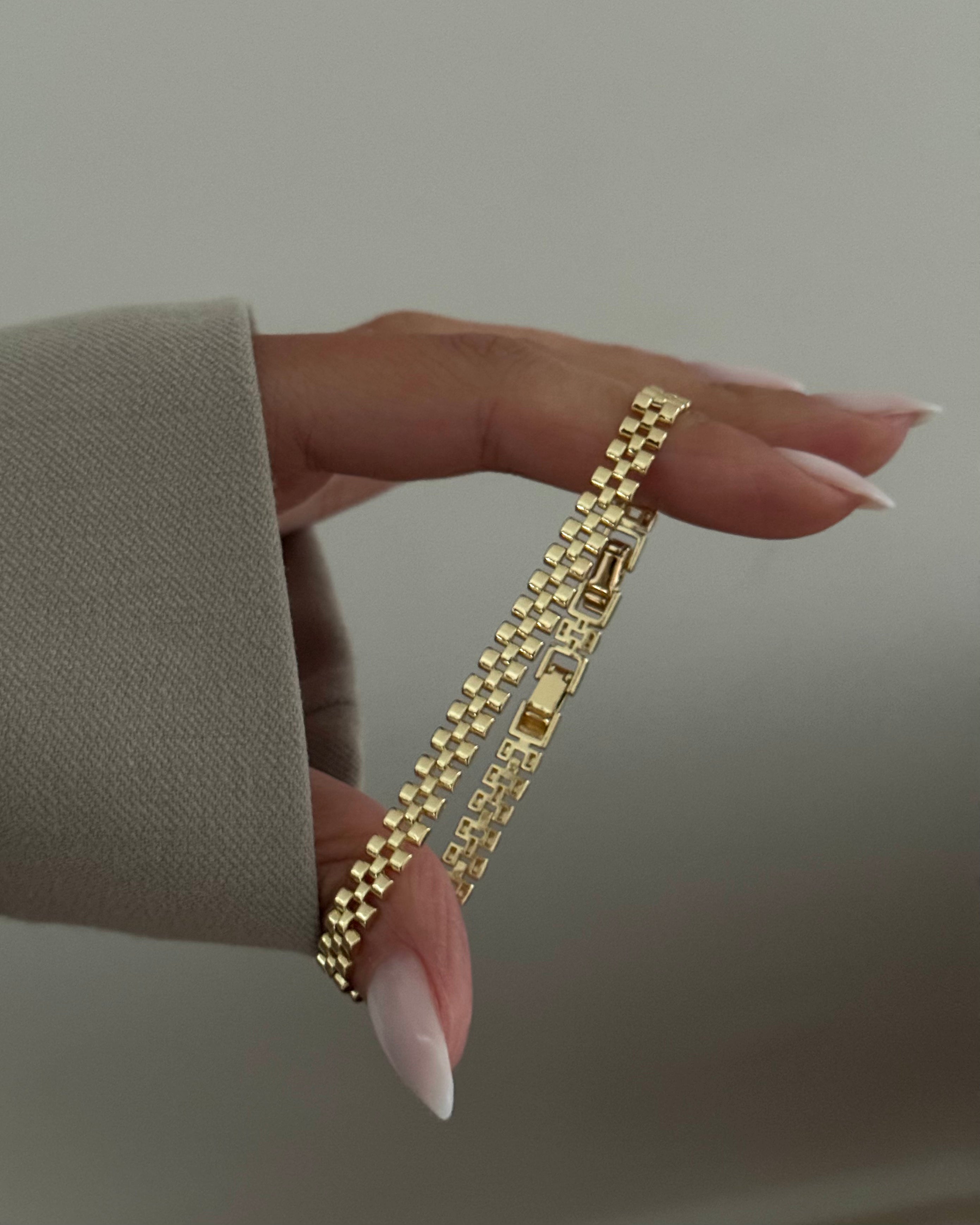Armband VIP Watch Band Classic -14K vergoldet