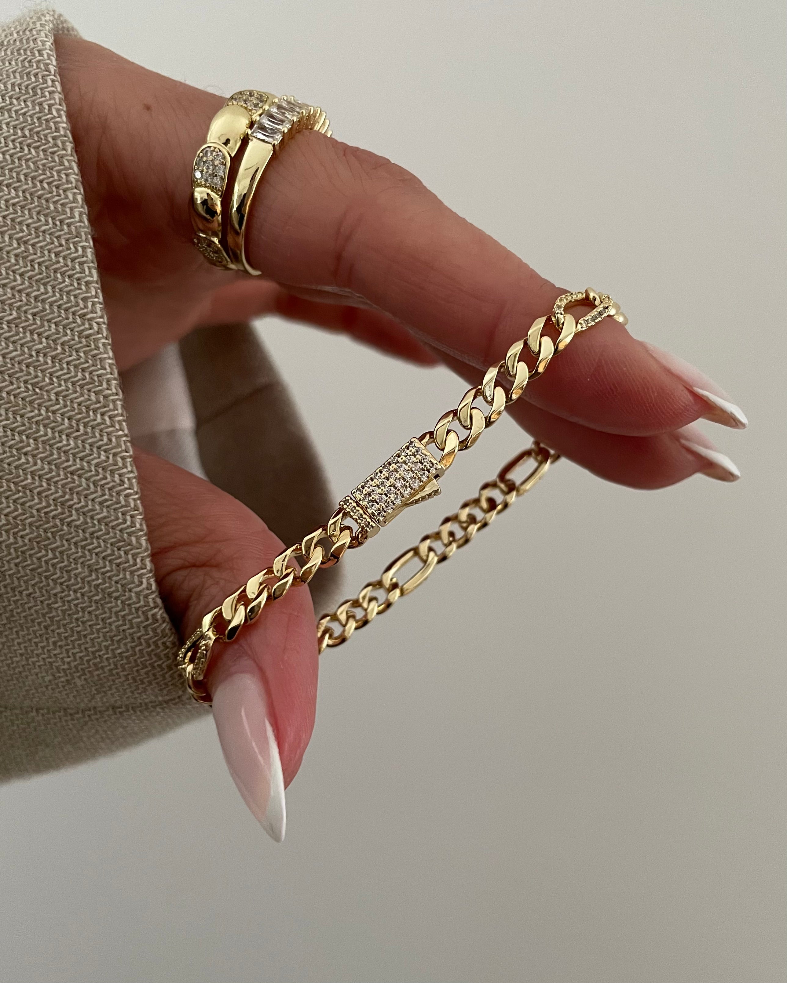 Armband Mini Gourmet -14K vergoldet