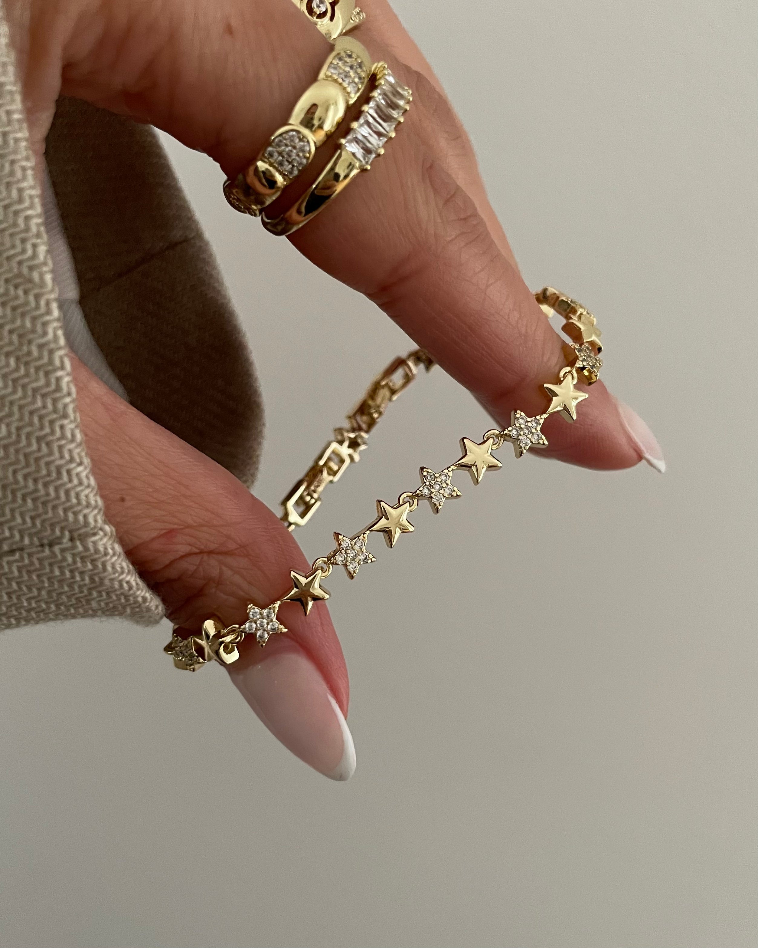 Armband VIP Stars -14K vergoldet