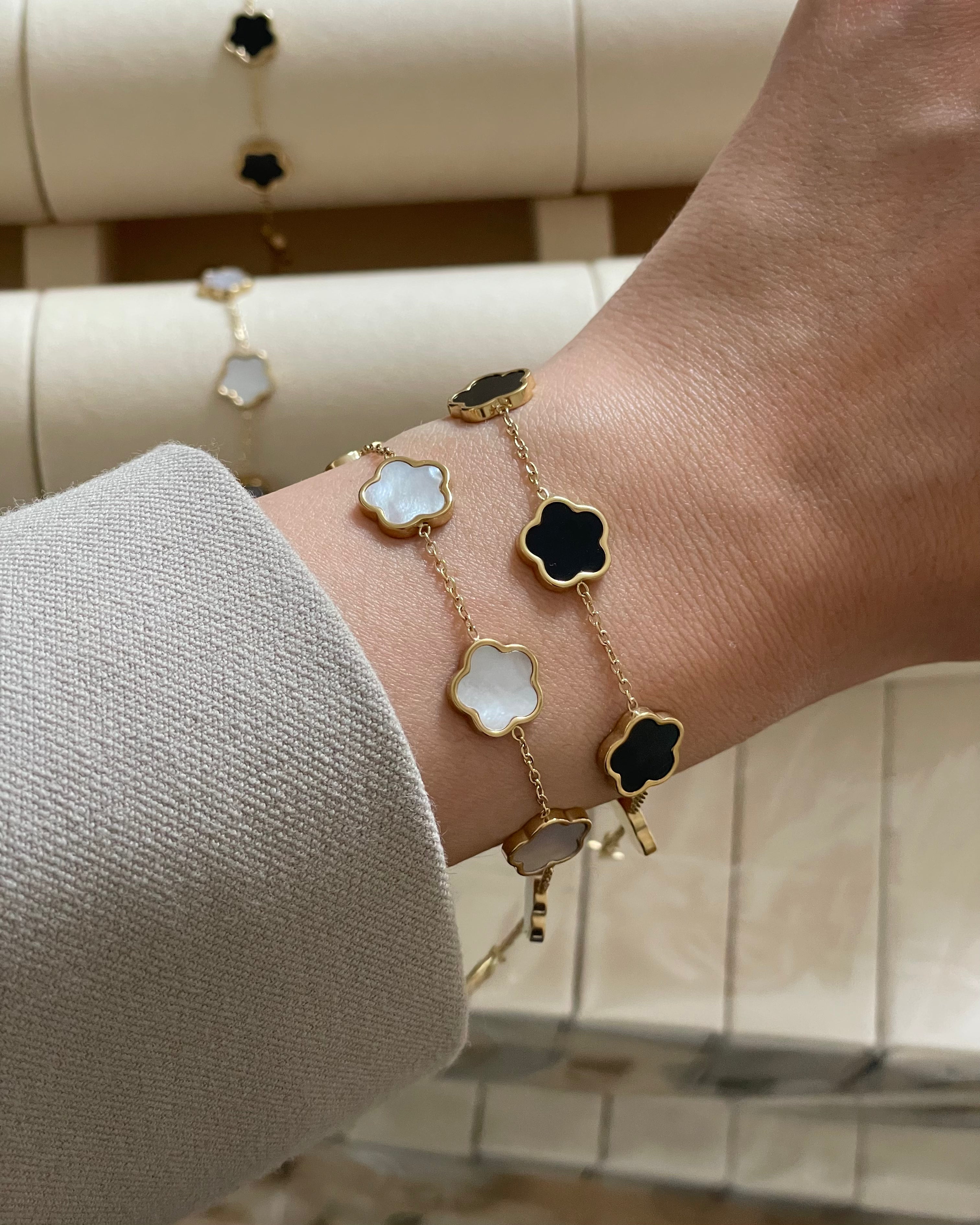 Armband Flower Clover