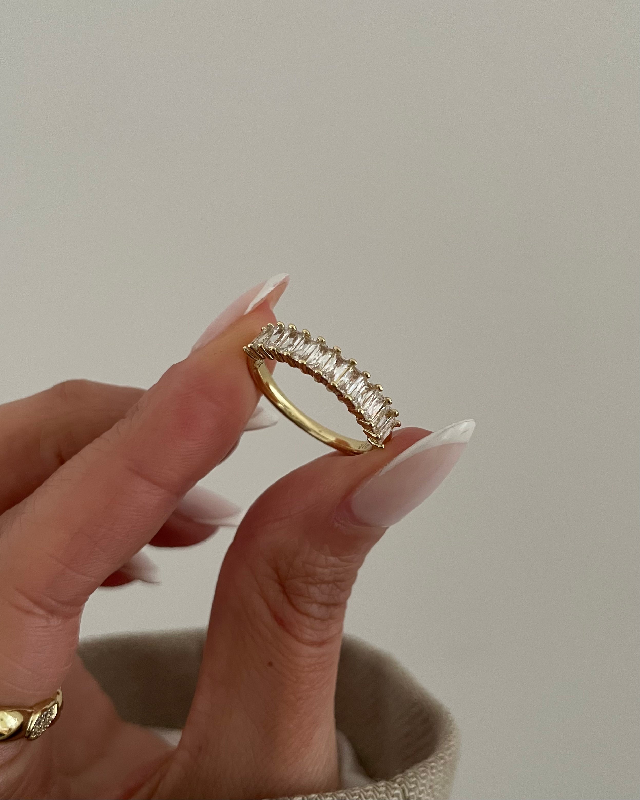 Ring VIP Baguette -14K vergoldet