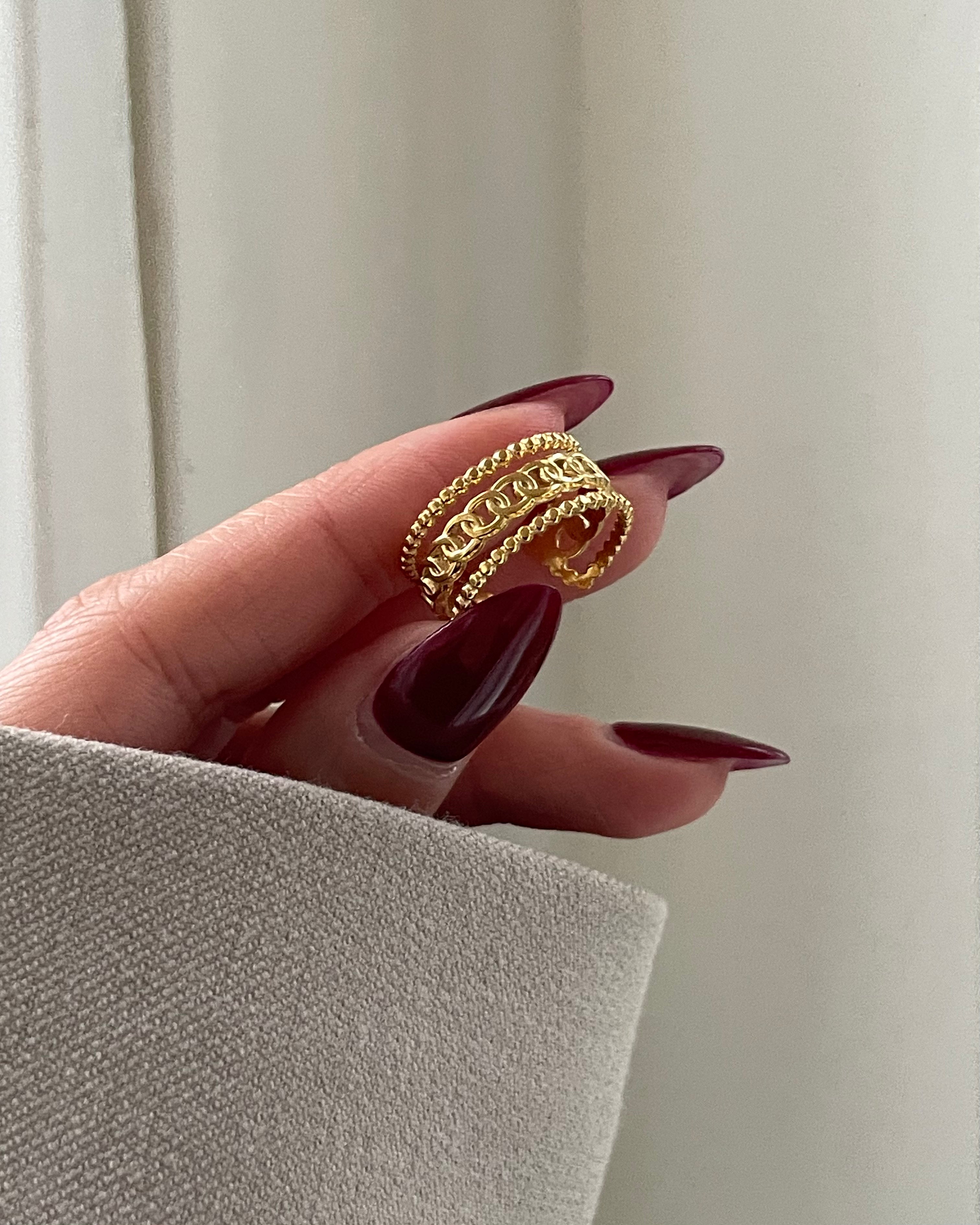 Ring Layer Chain Dots - NK Accessoires