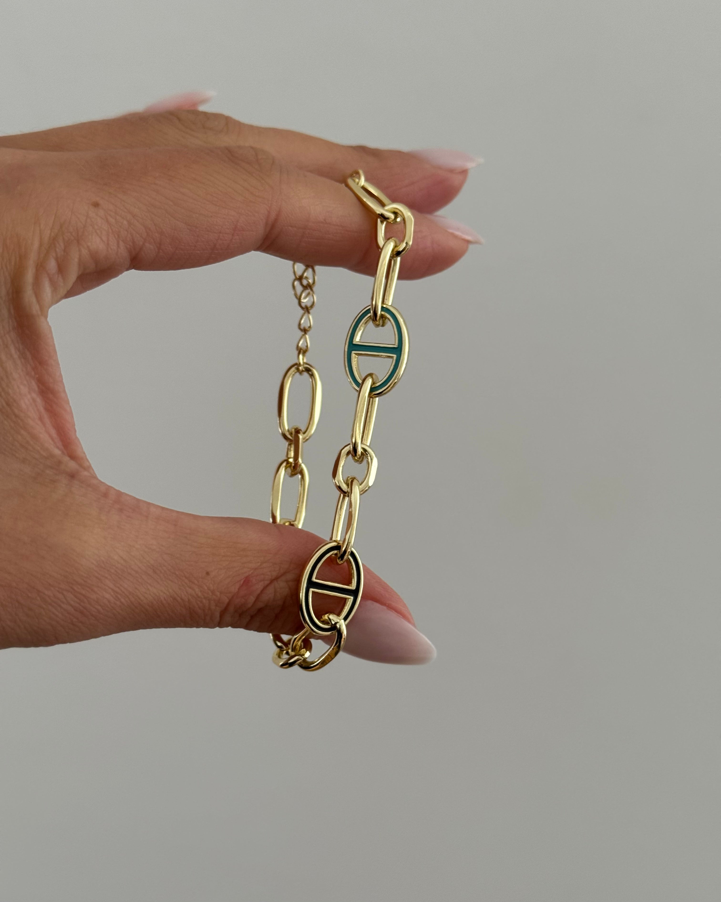 Armband Mineli DD -14K vergoldet