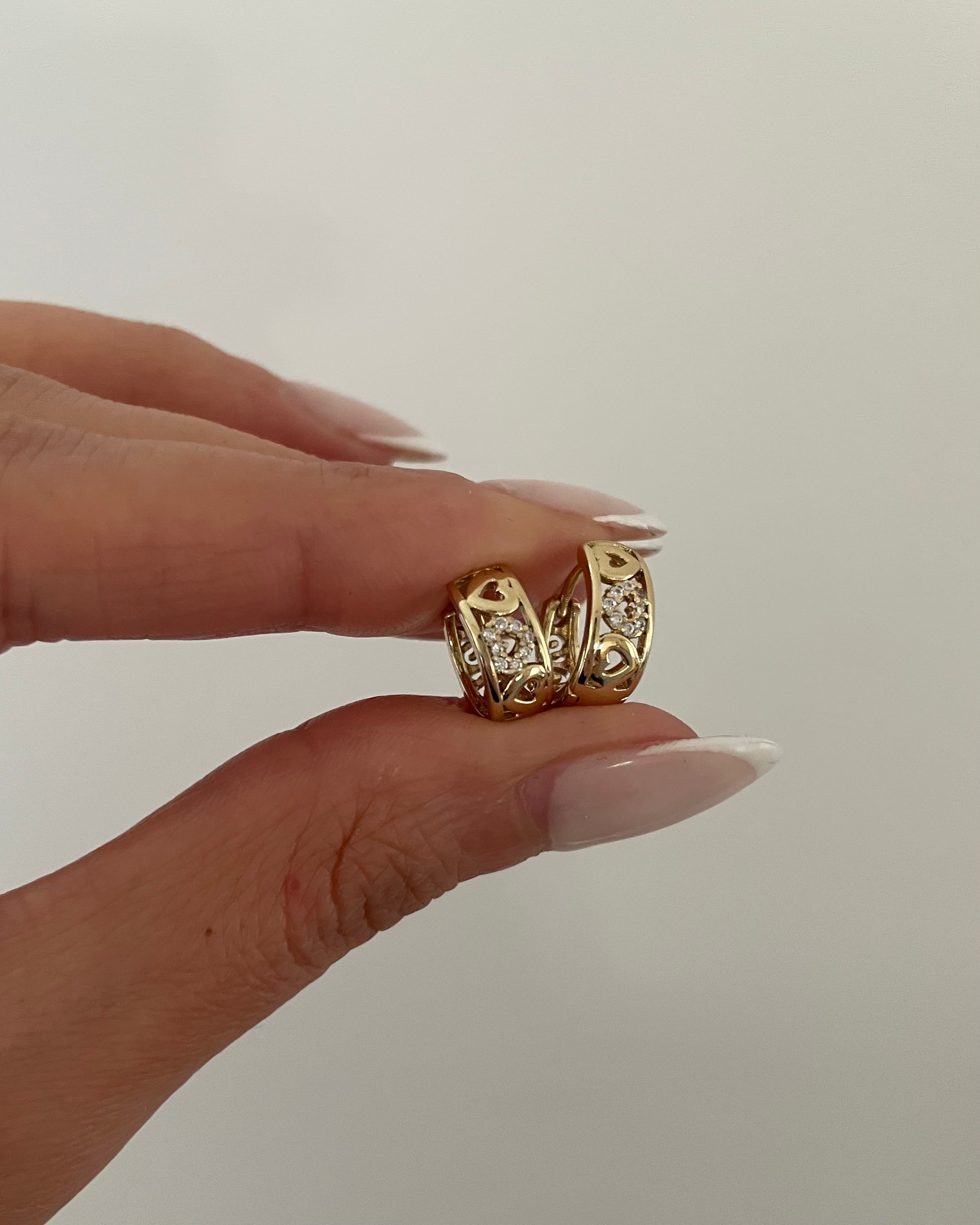 Creolen VIP Amora - 14K vergoldet