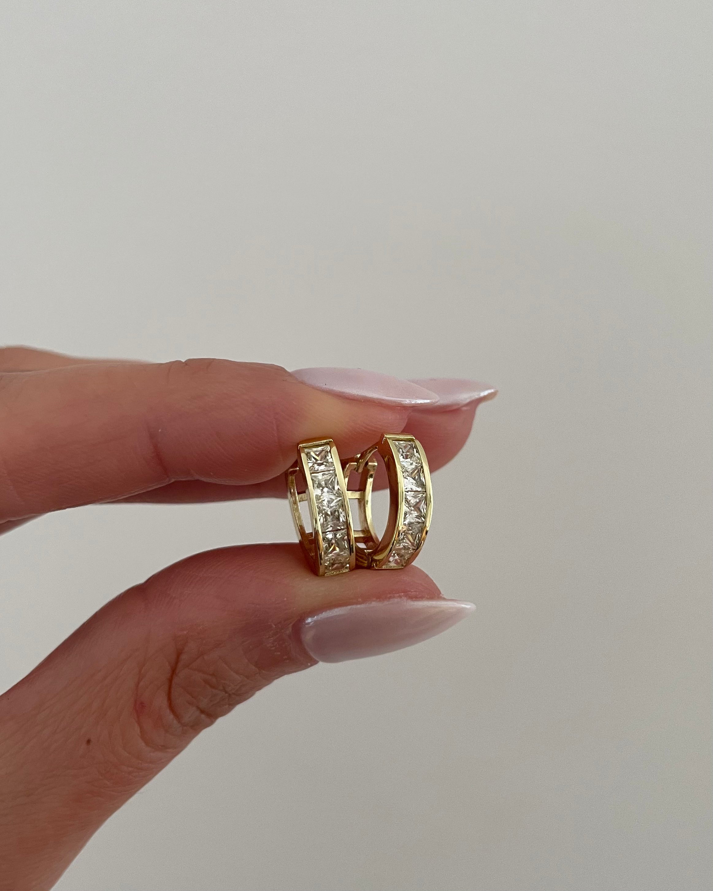 Creolen VIP Bold Glam -14K vergoldet