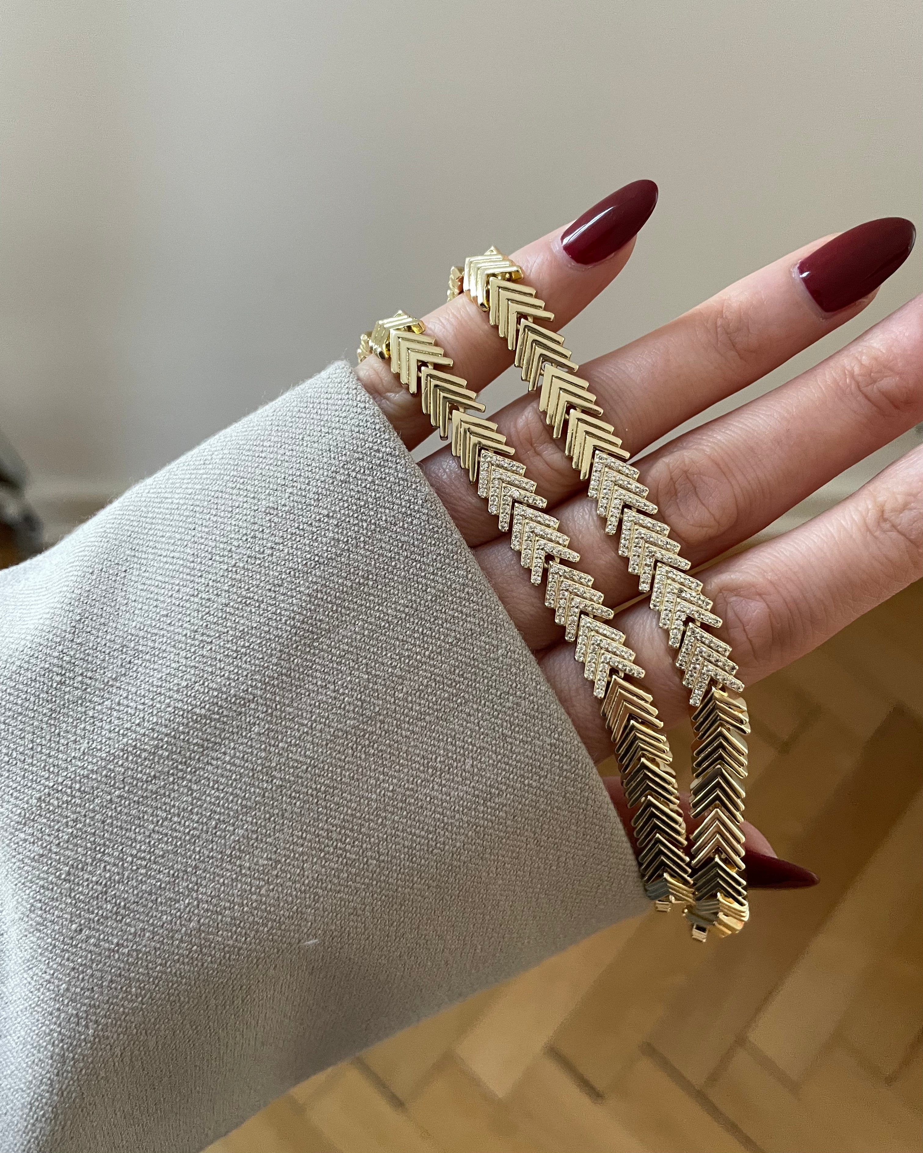 Armband VIP Sparkle -14K vergoldet