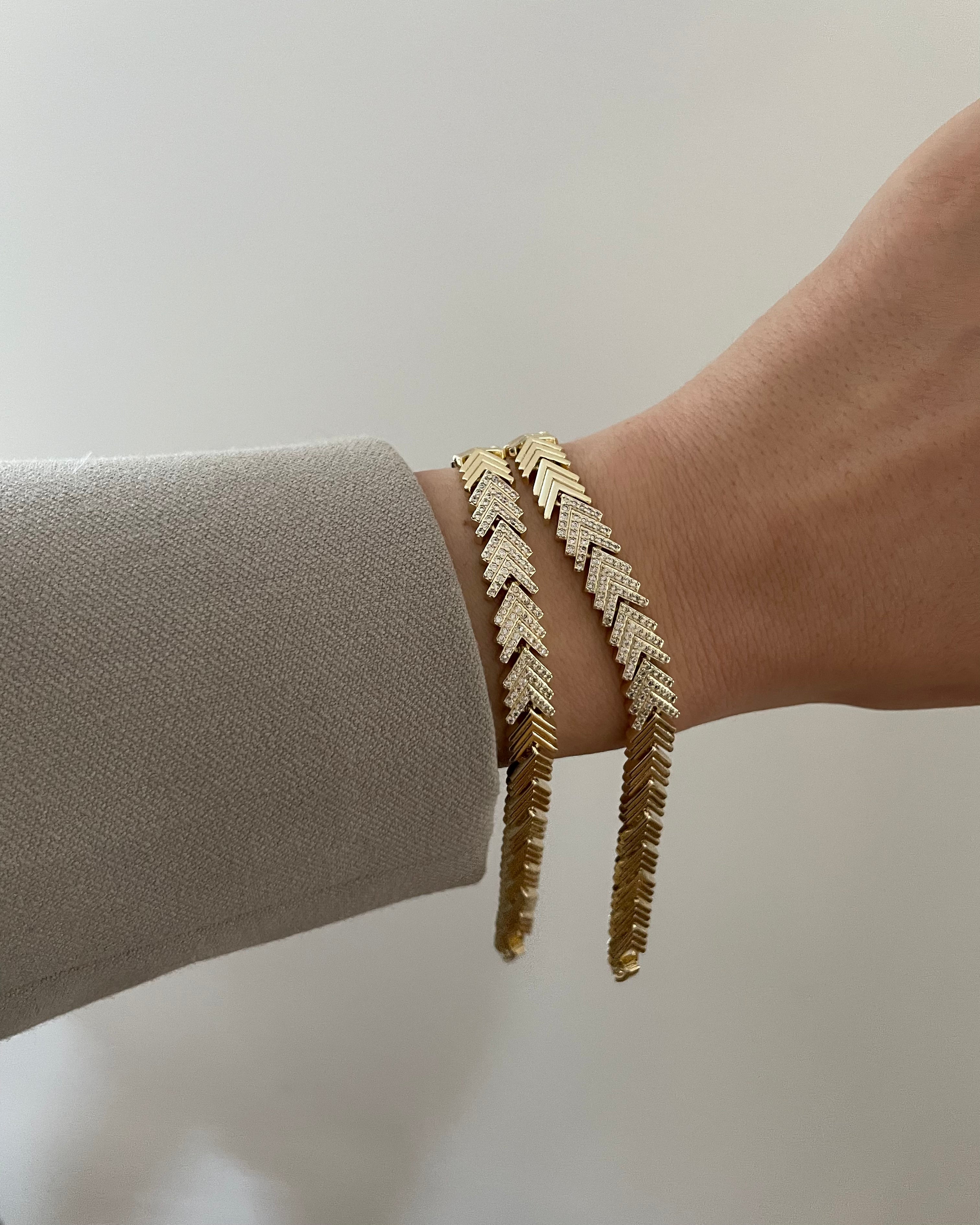 Armband VIP Sparkle -14K vergoldet