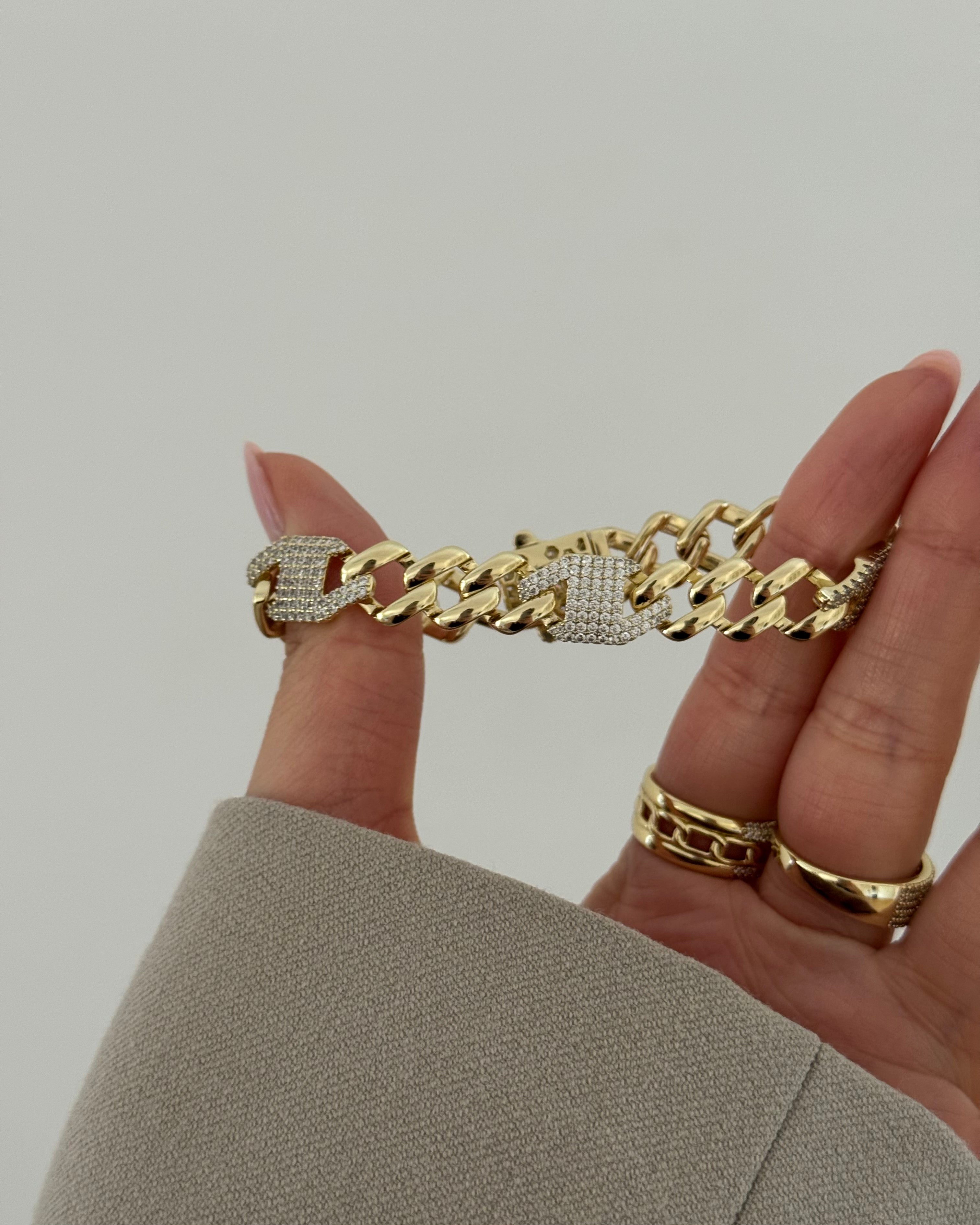 Armband VIP Gurmet Endless -14K vergoldet