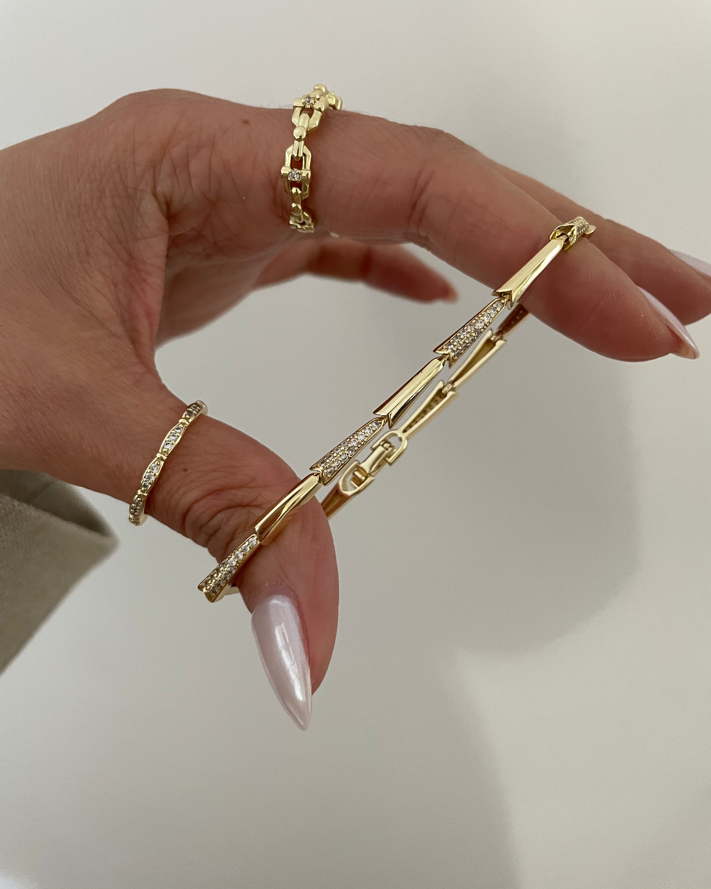 Armband VIP Linear -14K vergoldet