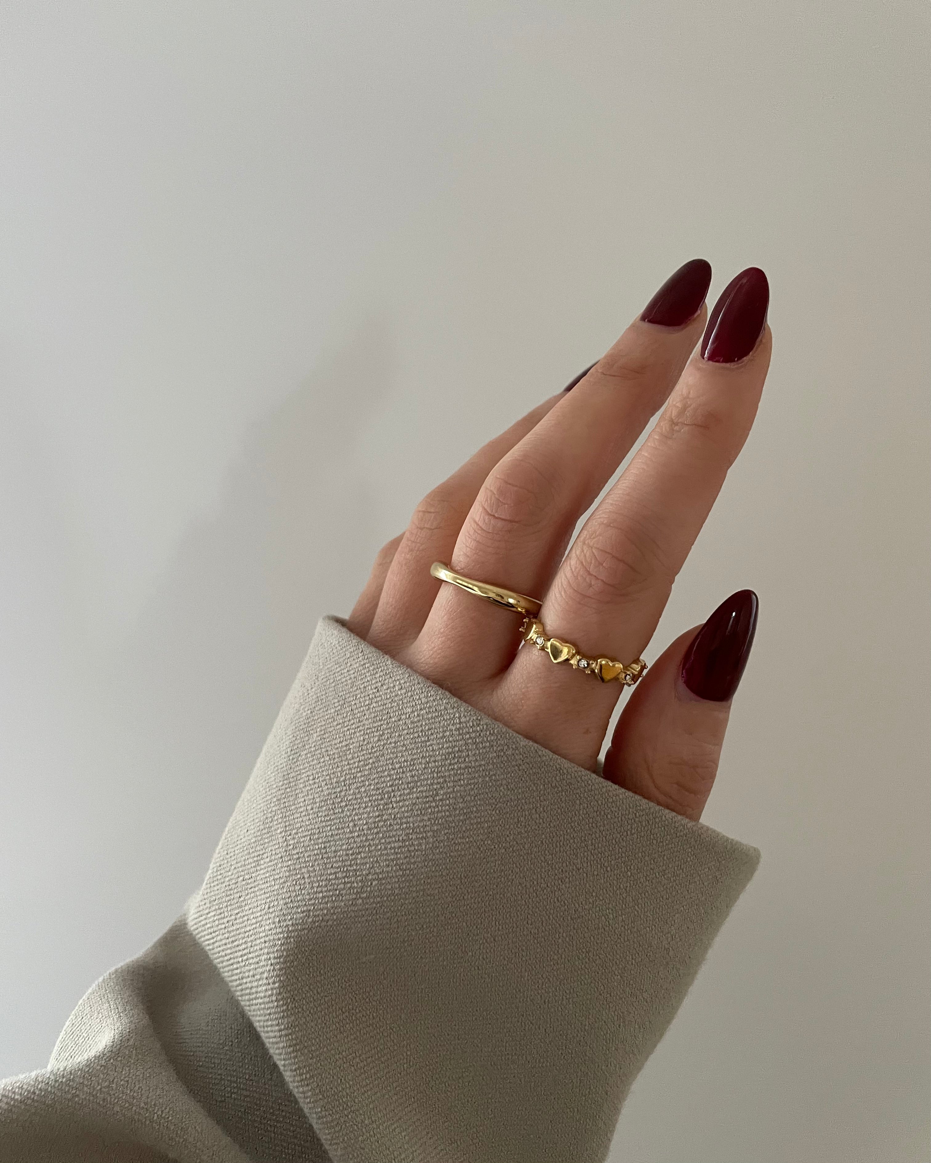 Ring Heart Shiny - 18K vergoldet