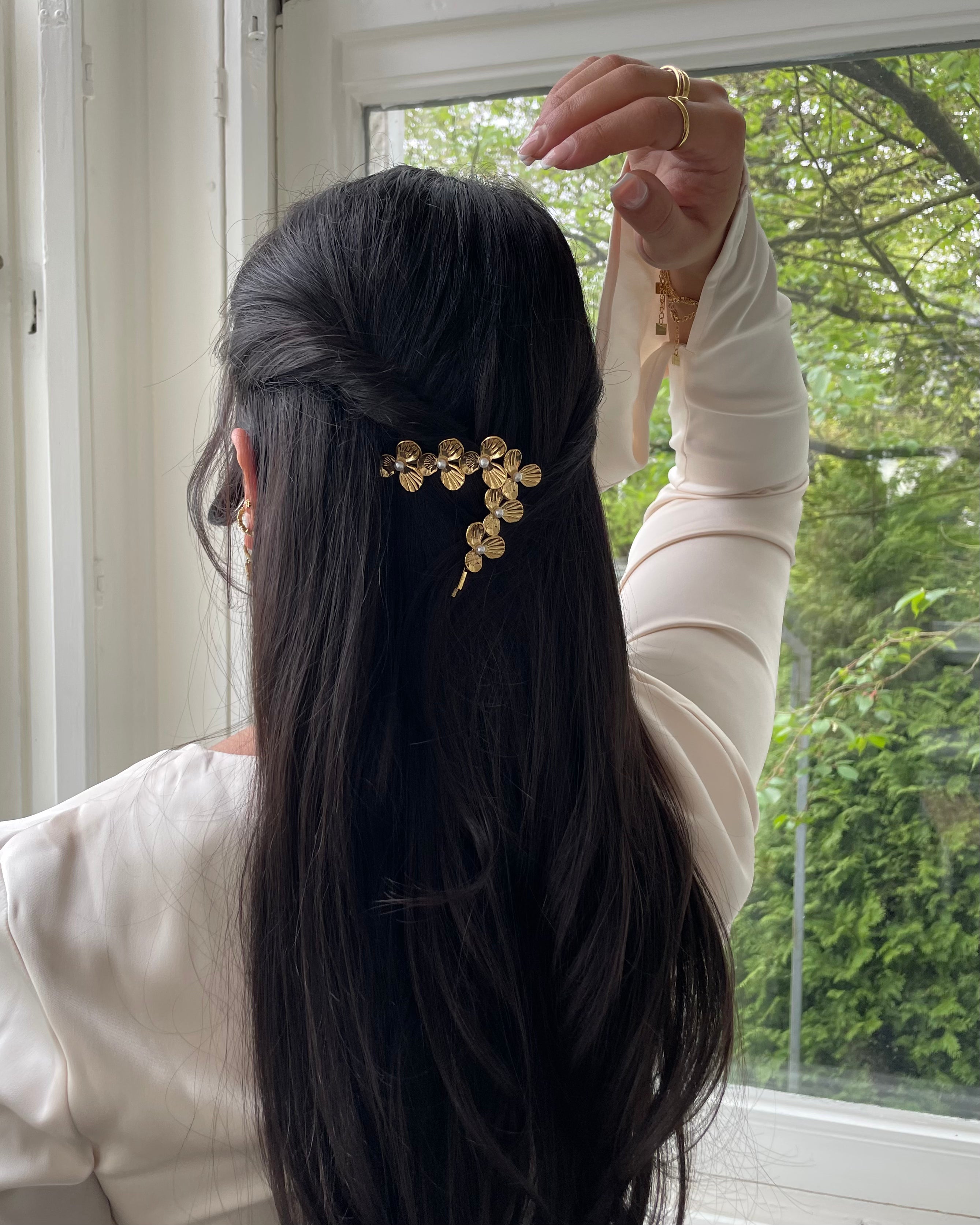 Hair Clip Flower