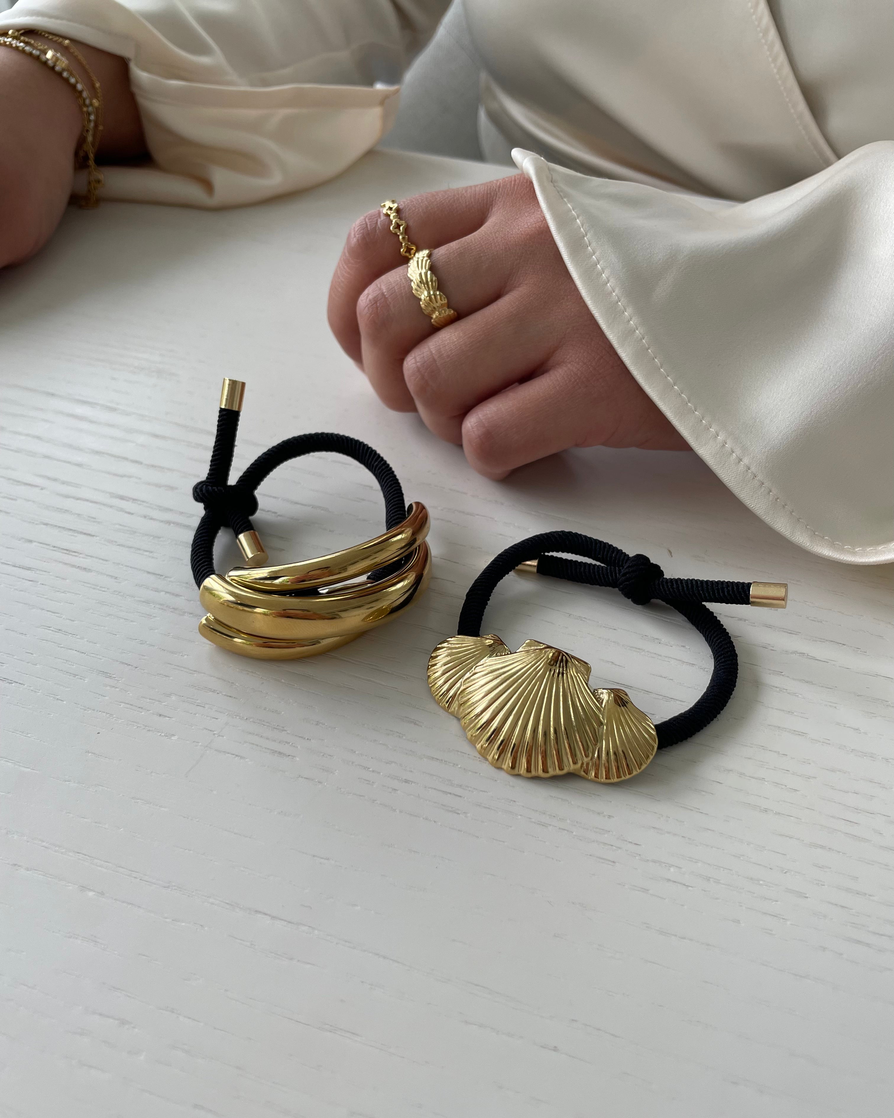 Gold Shell Hair Band