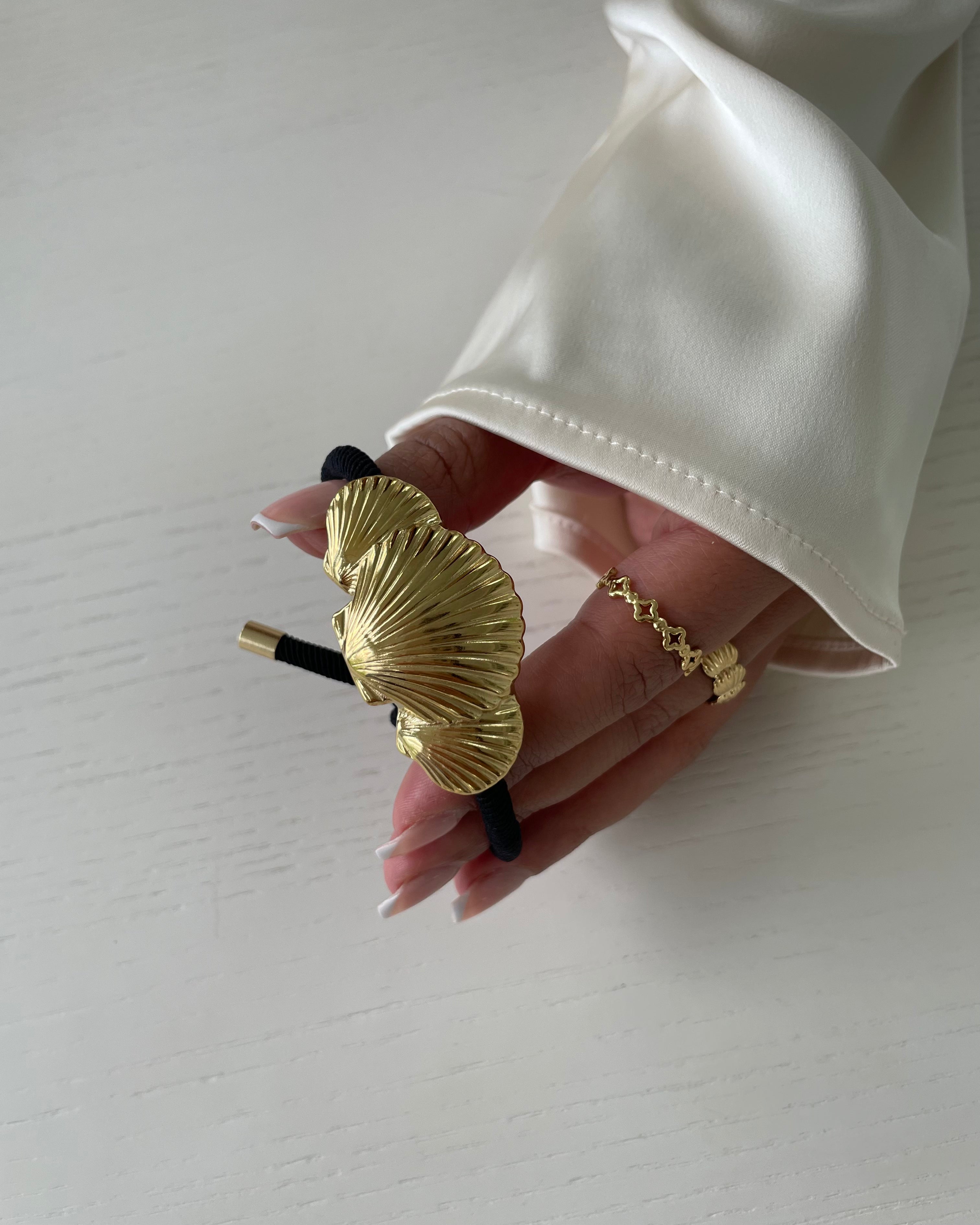 Gold Shell Hair Band