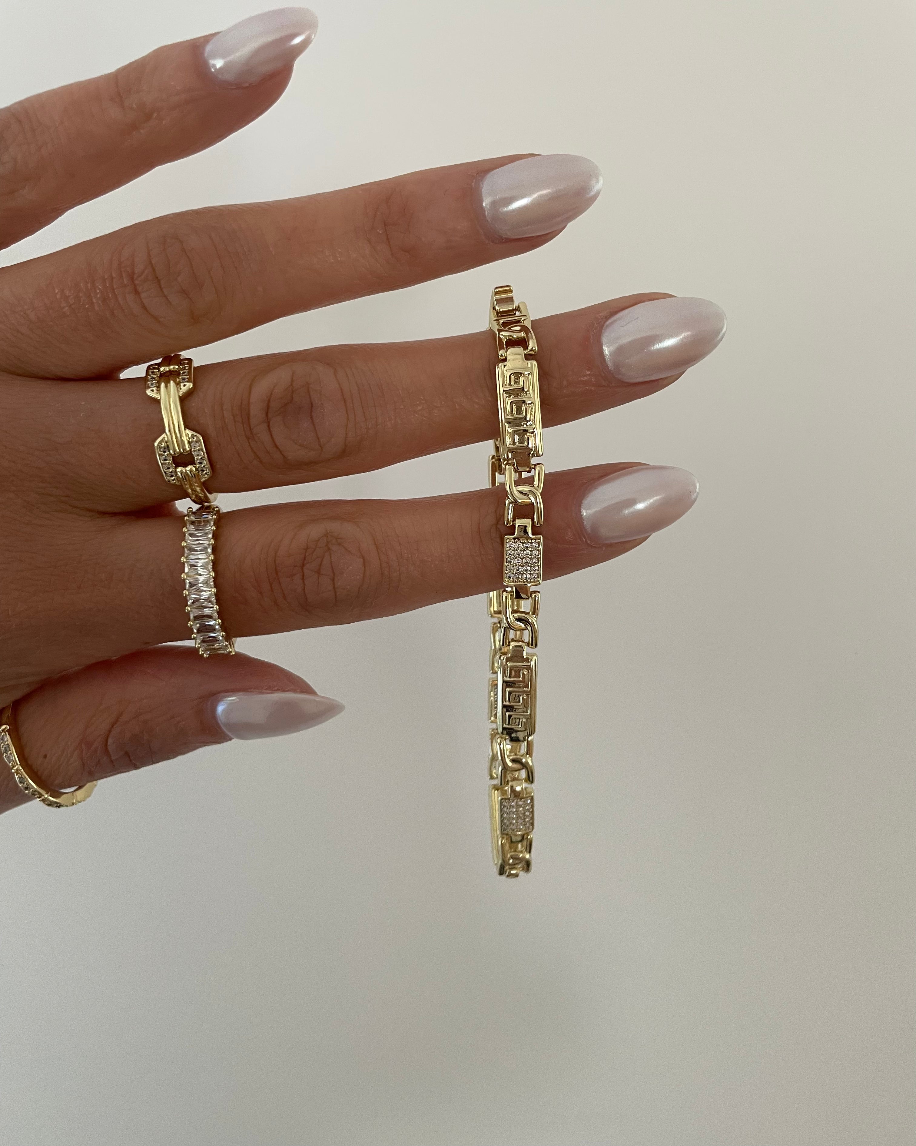 Armband VIP Golden Maze -14K vergoldet
