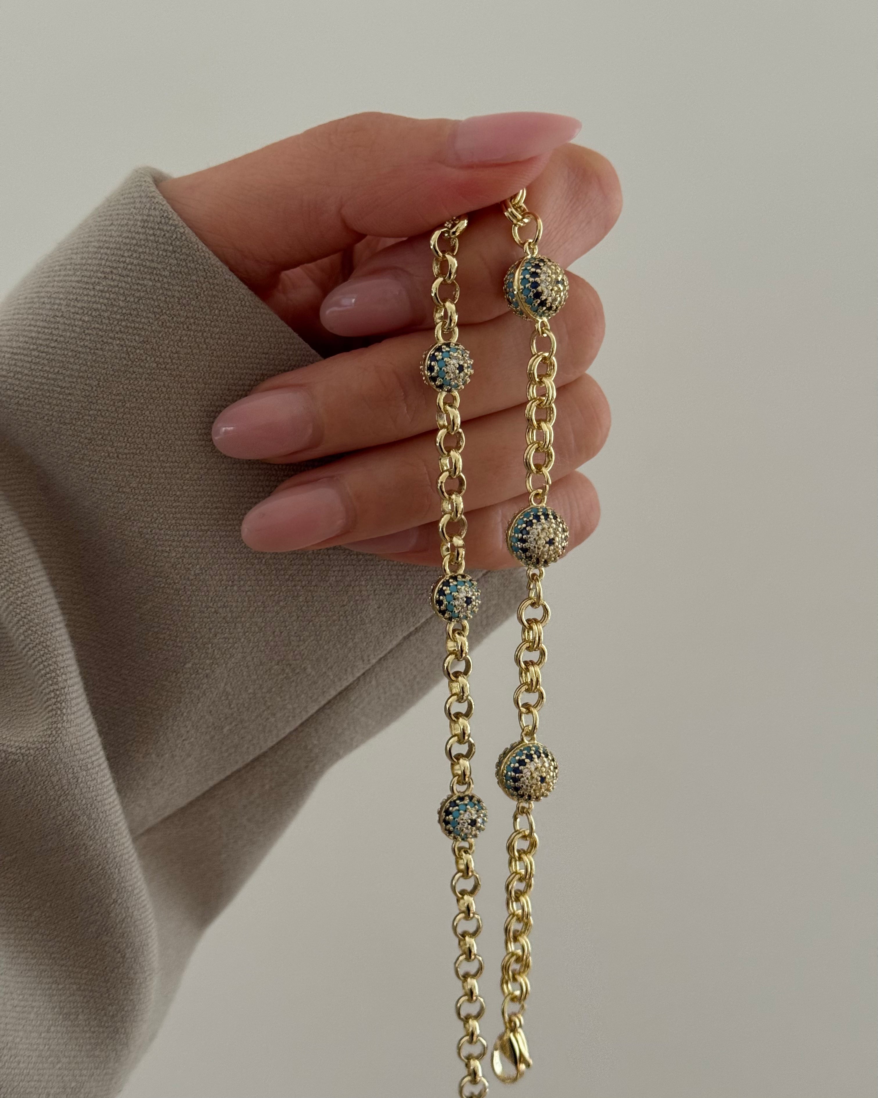 Armband VIP Mini Camgöz -14K vergoldet