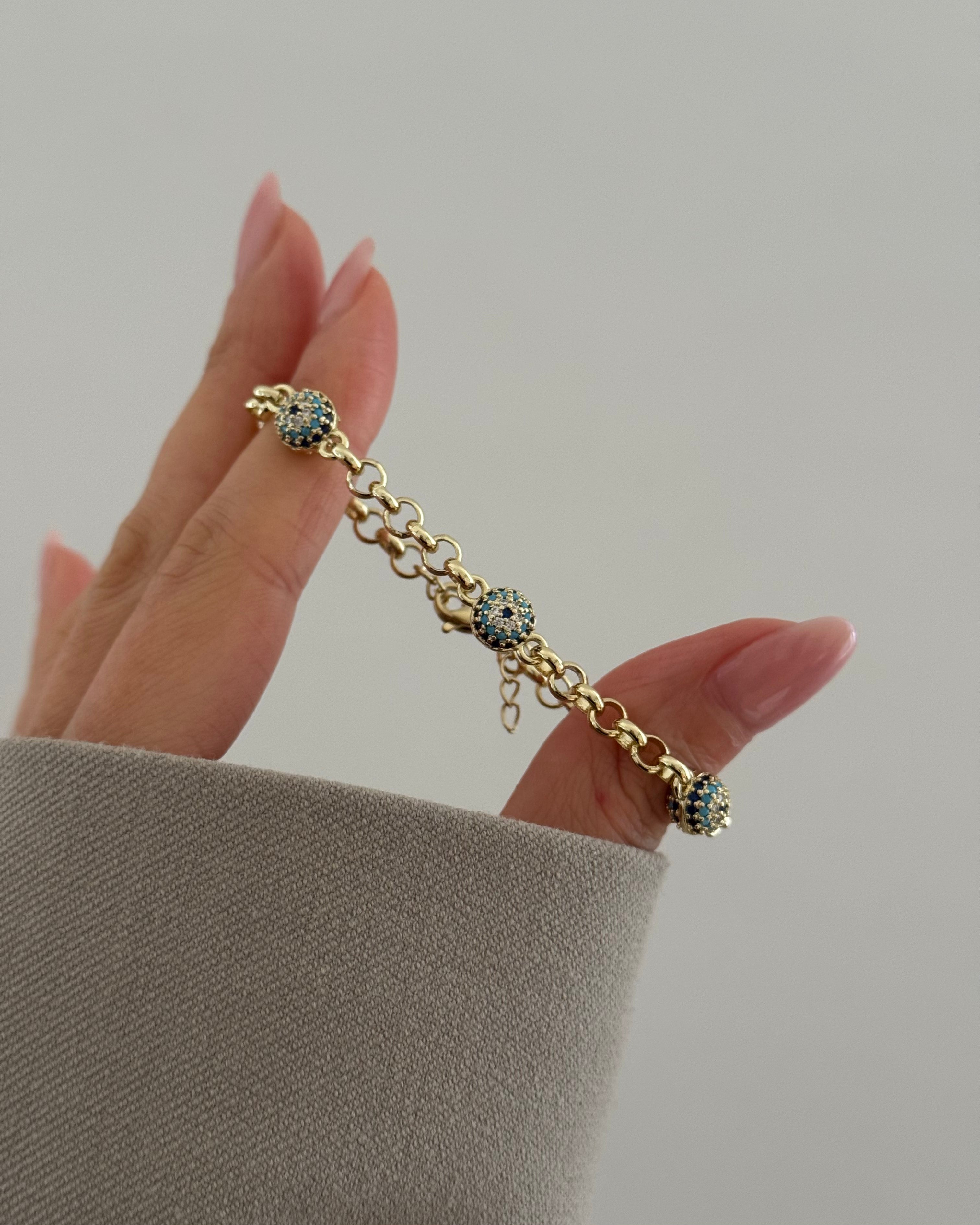 Armband VIP Mini Camgöz -14K vergoldet