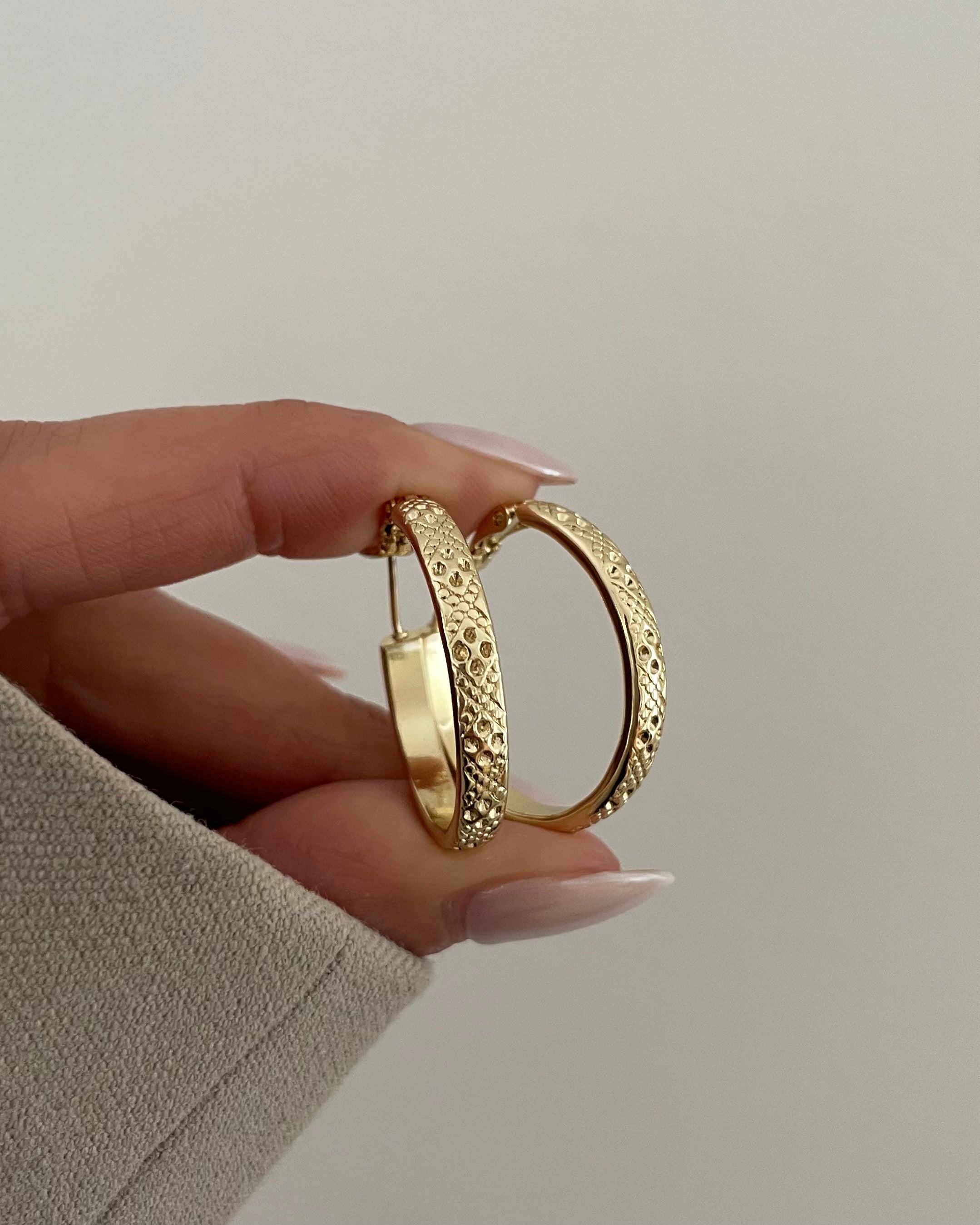 Creolen VIP Elva -14K vergoldet