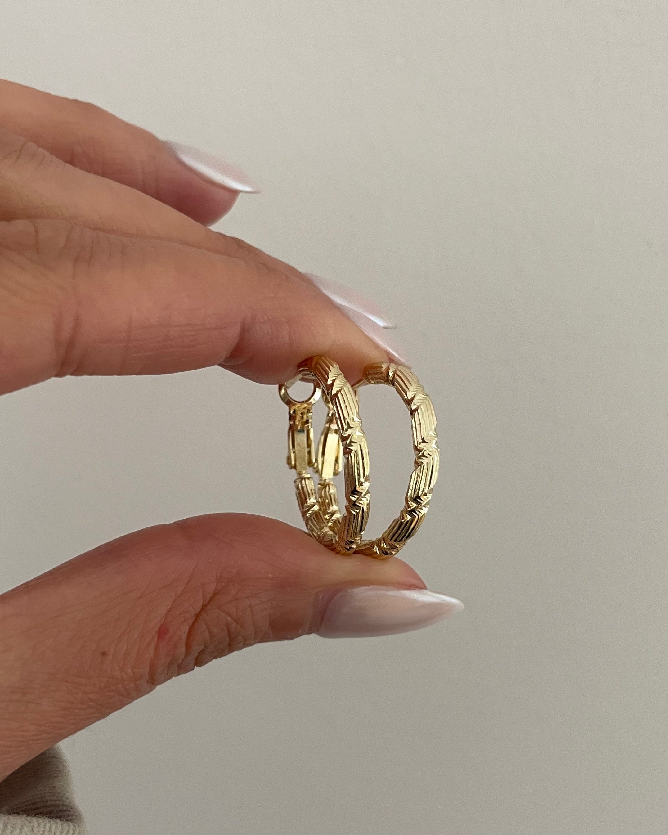 Creolen VIP Yuna -14K vergoldet