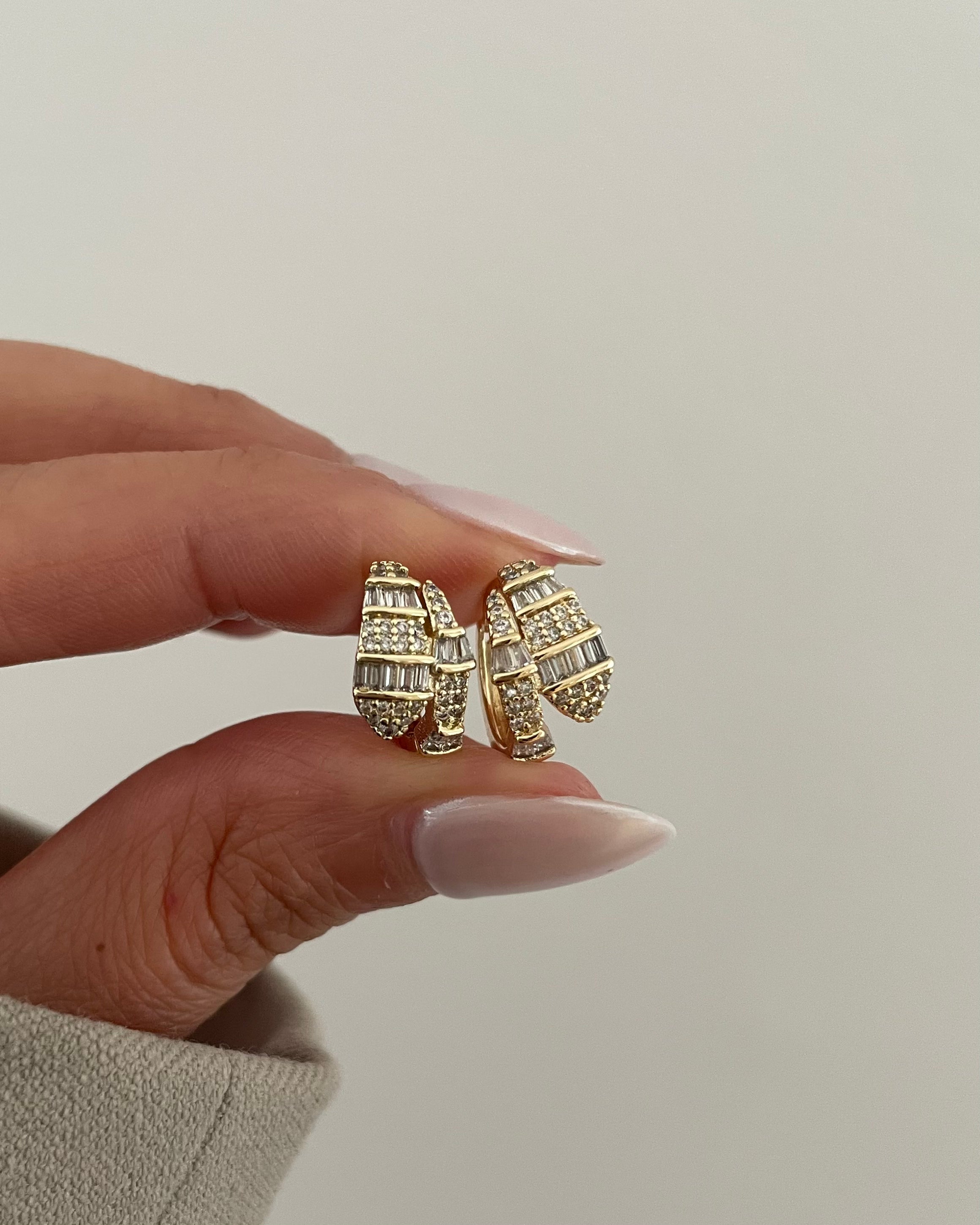 Creolen VIP Snake -14K vergoldet