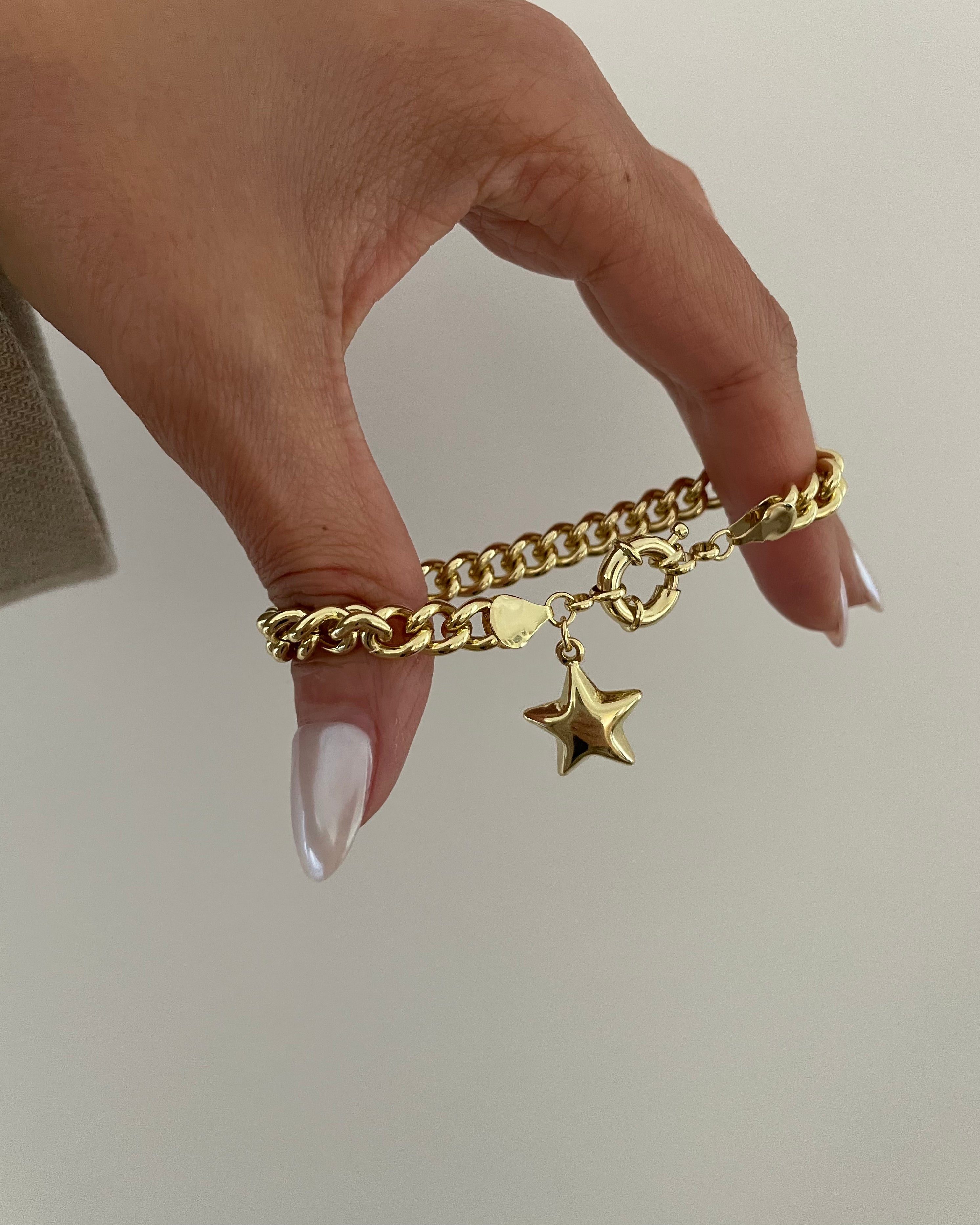 Armband VIP Charm -14K vergoldet