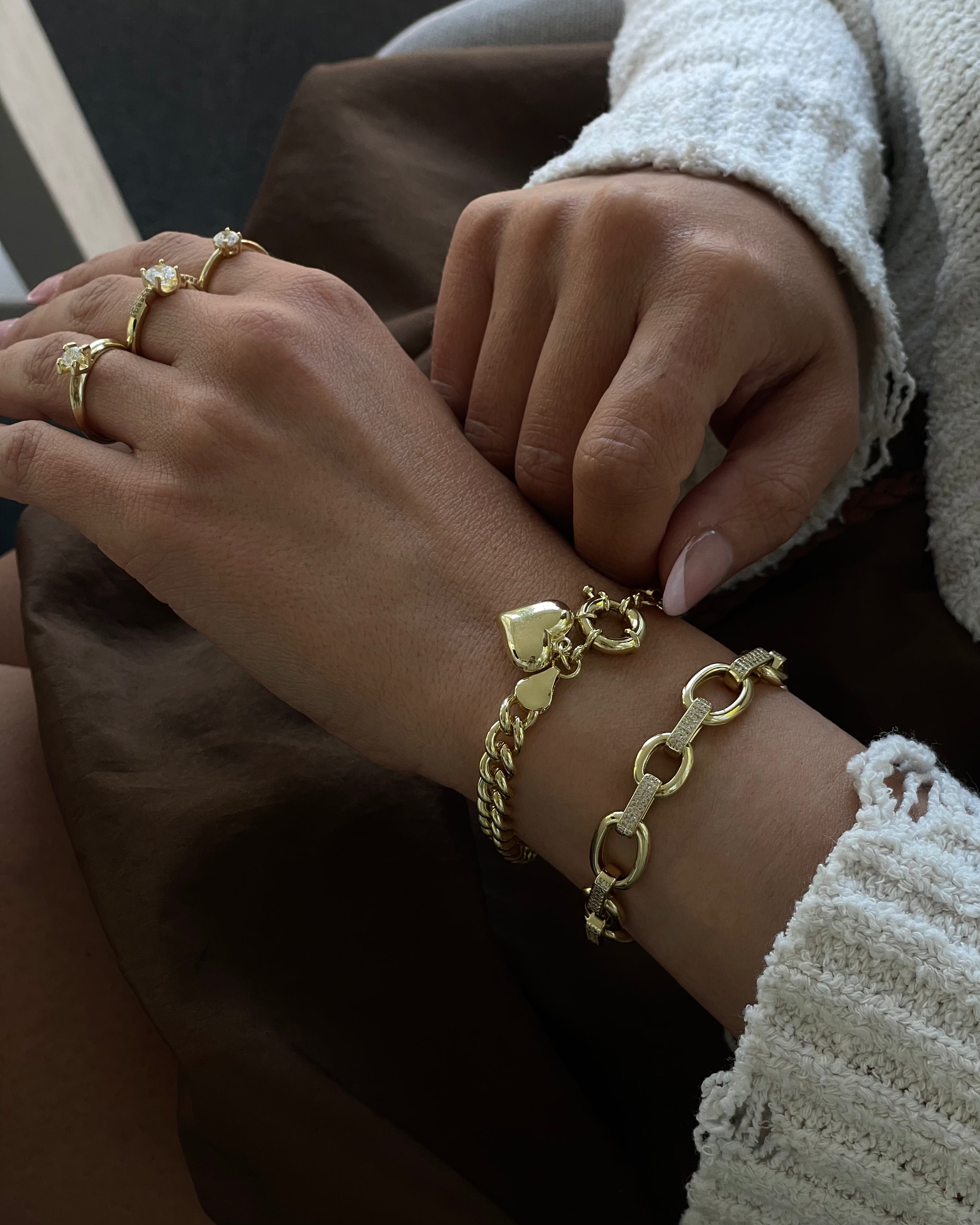 Armband VIP Golden Chain Round -14K vergoldet