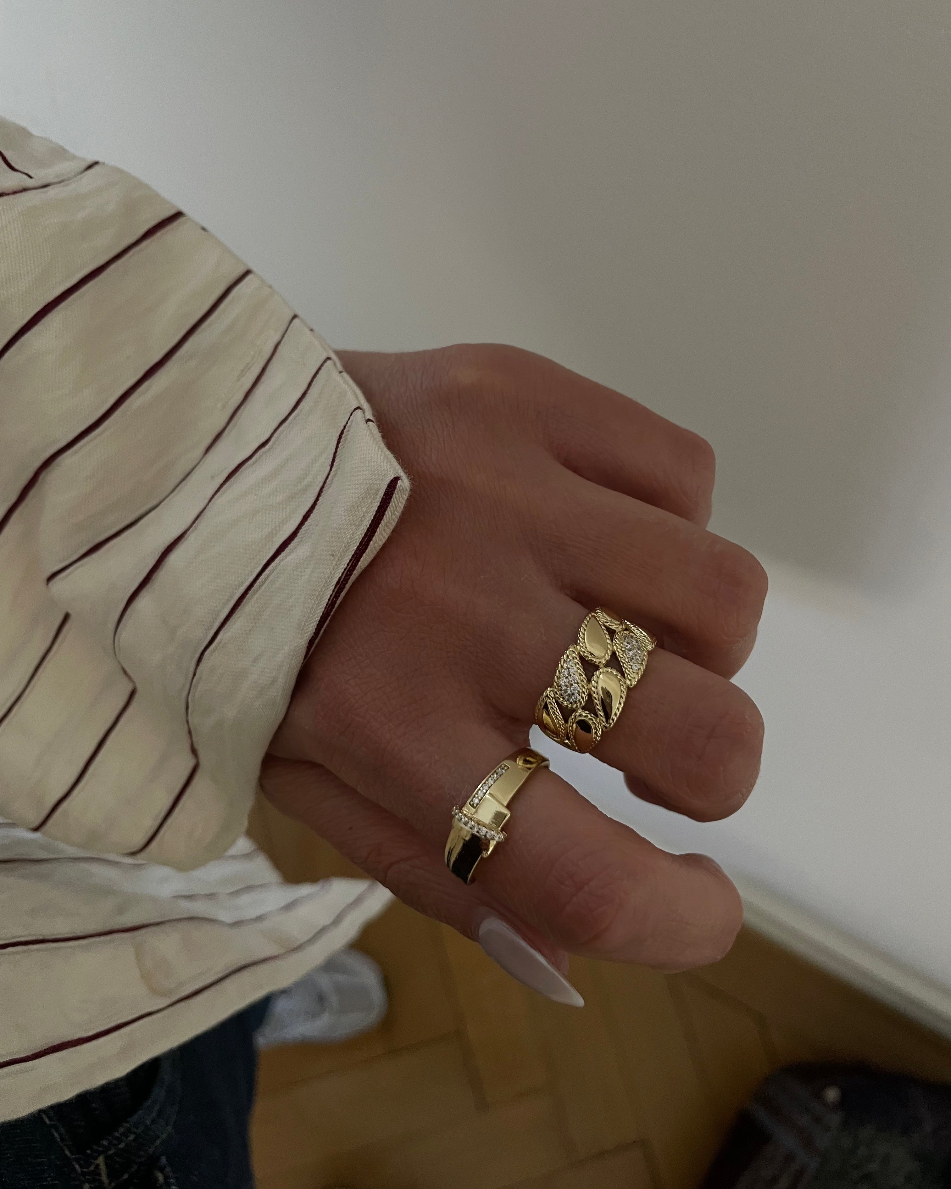Ring VIP Drop Shine -14K vergoldet