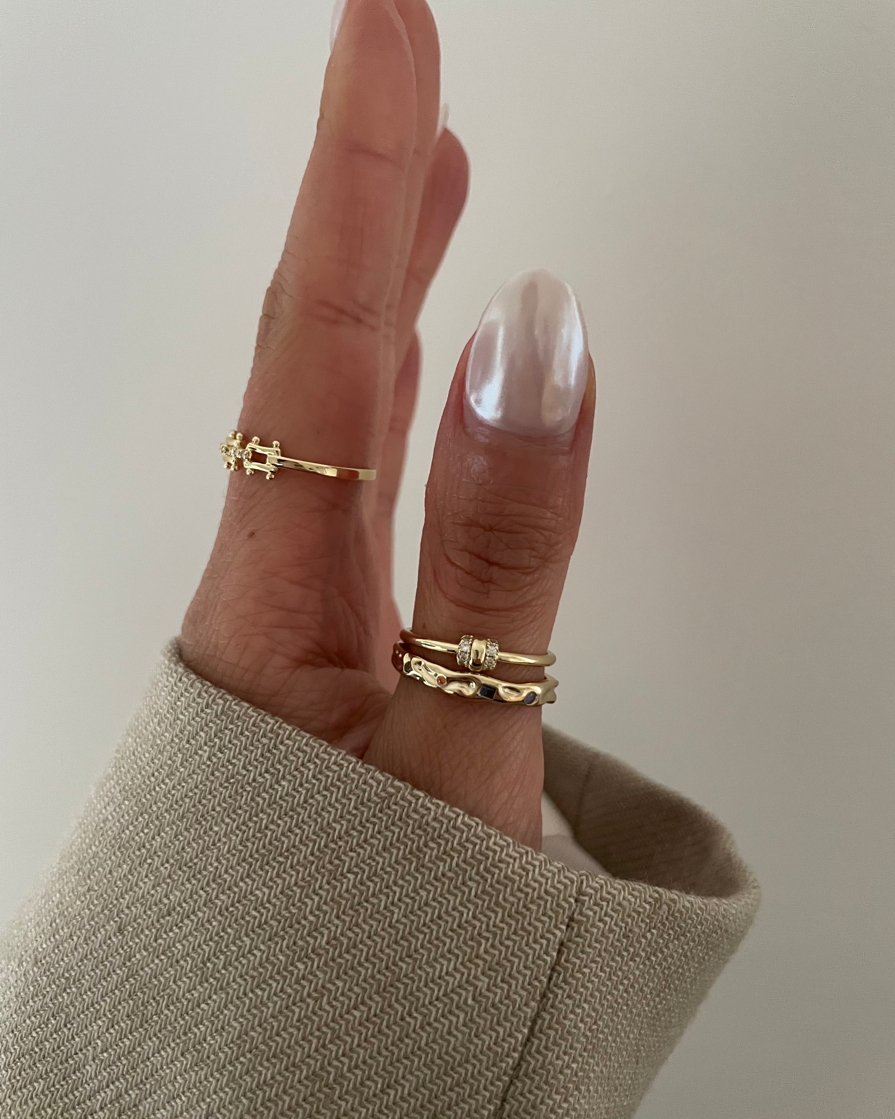 Ring VIP Fine Nael -14K vergoldet