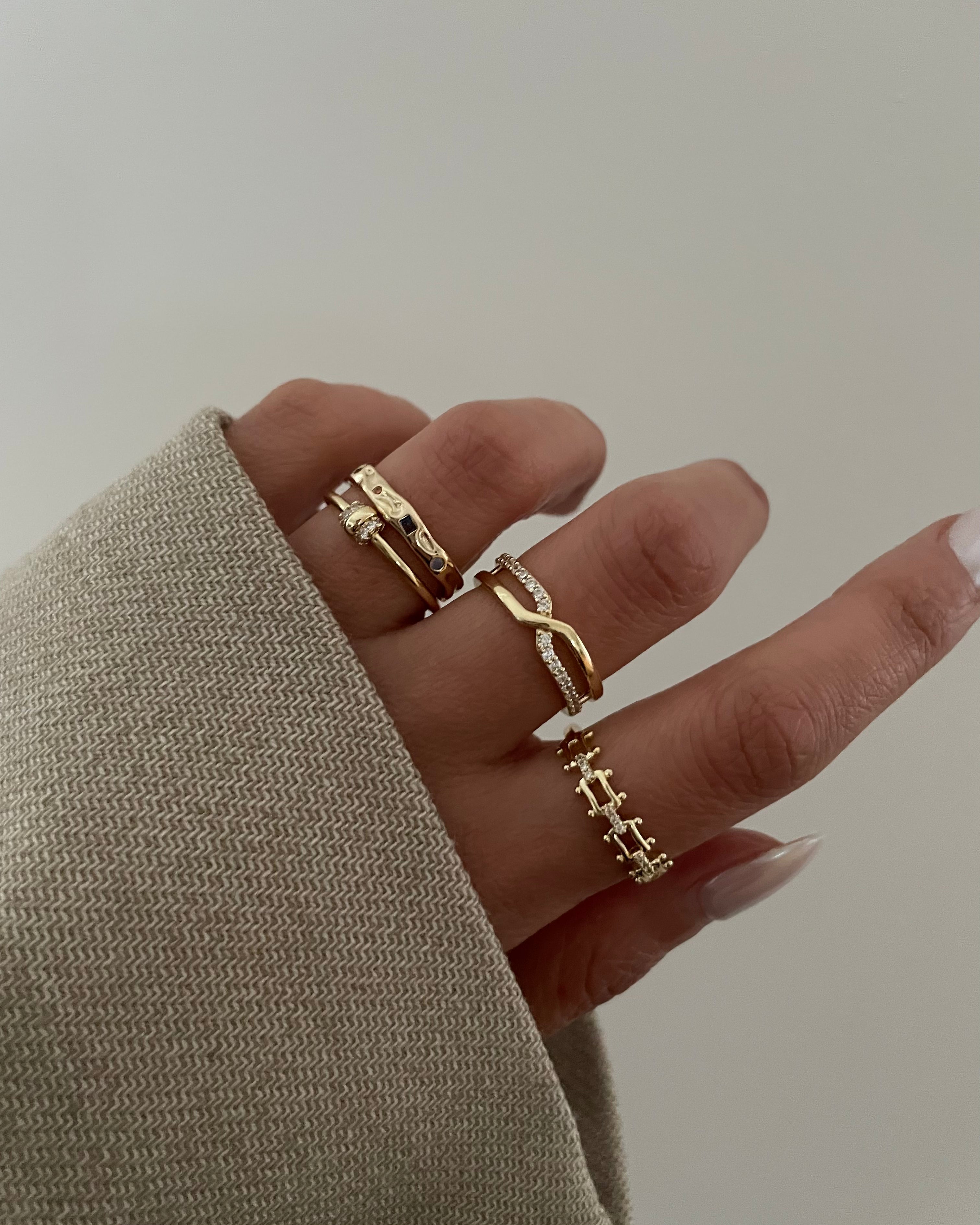 Ring VIP Inaya -14K vergoldet