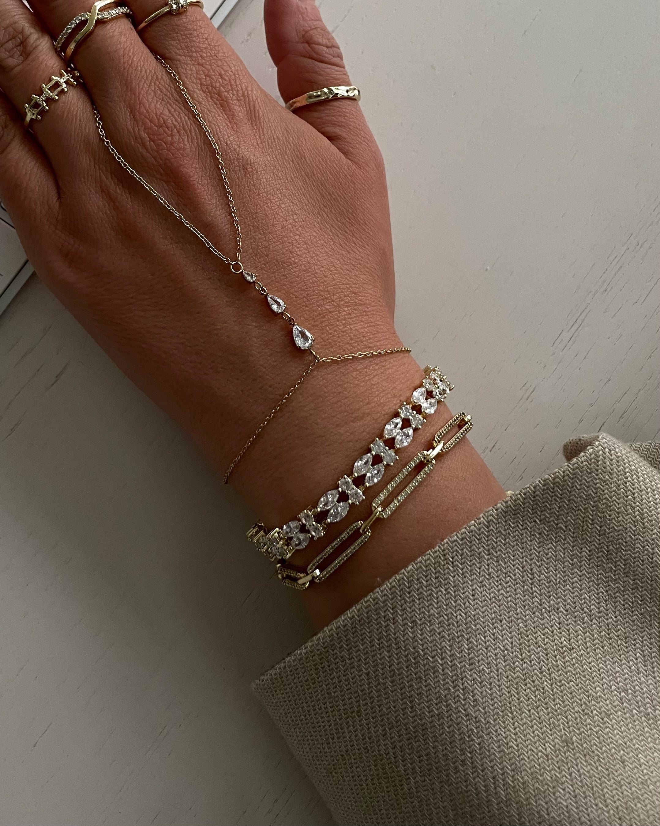 Armband VIP Chain Chic- 14K vergoldet
