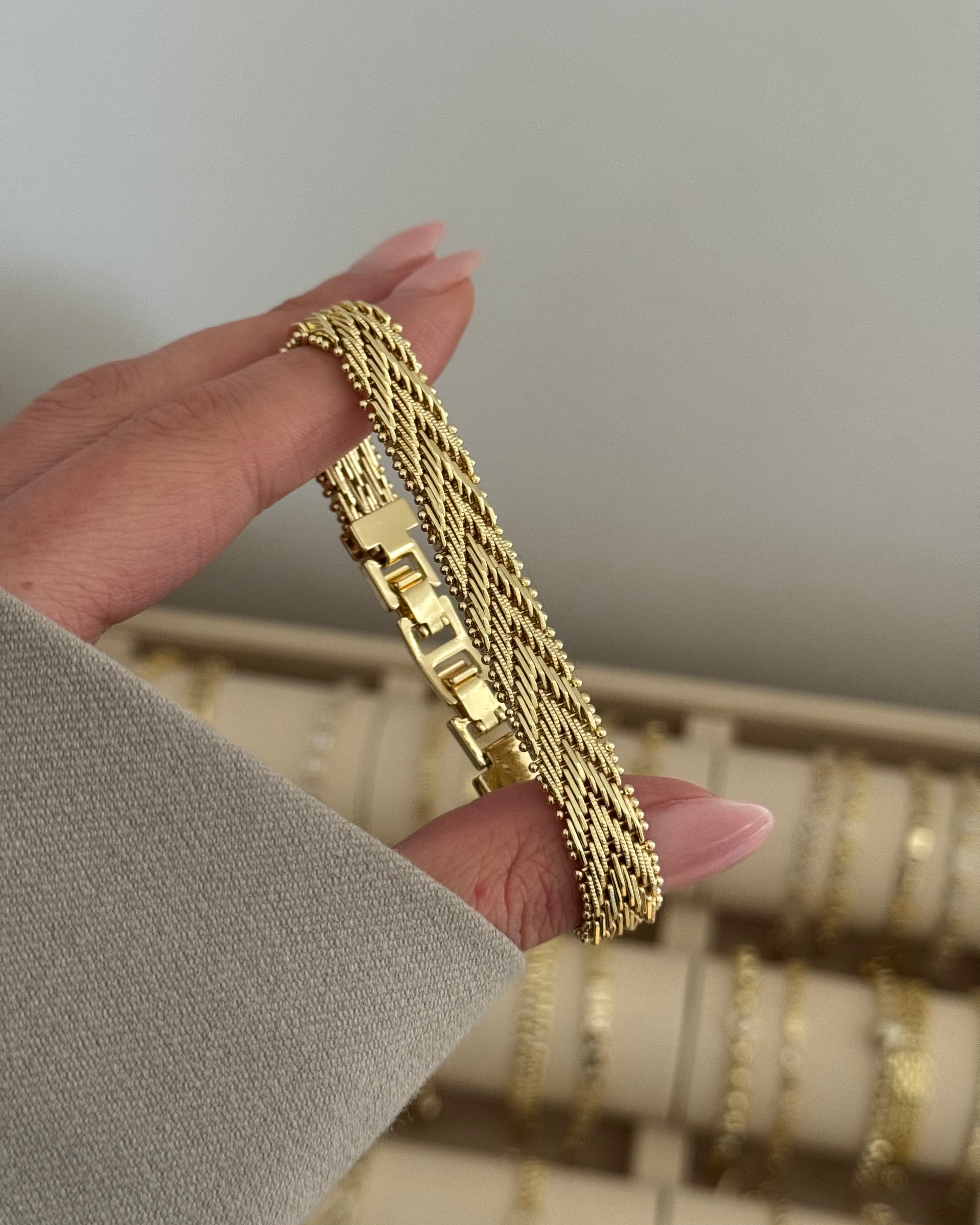 Armband VIP Chic Luxe Thick -14K vergoldet