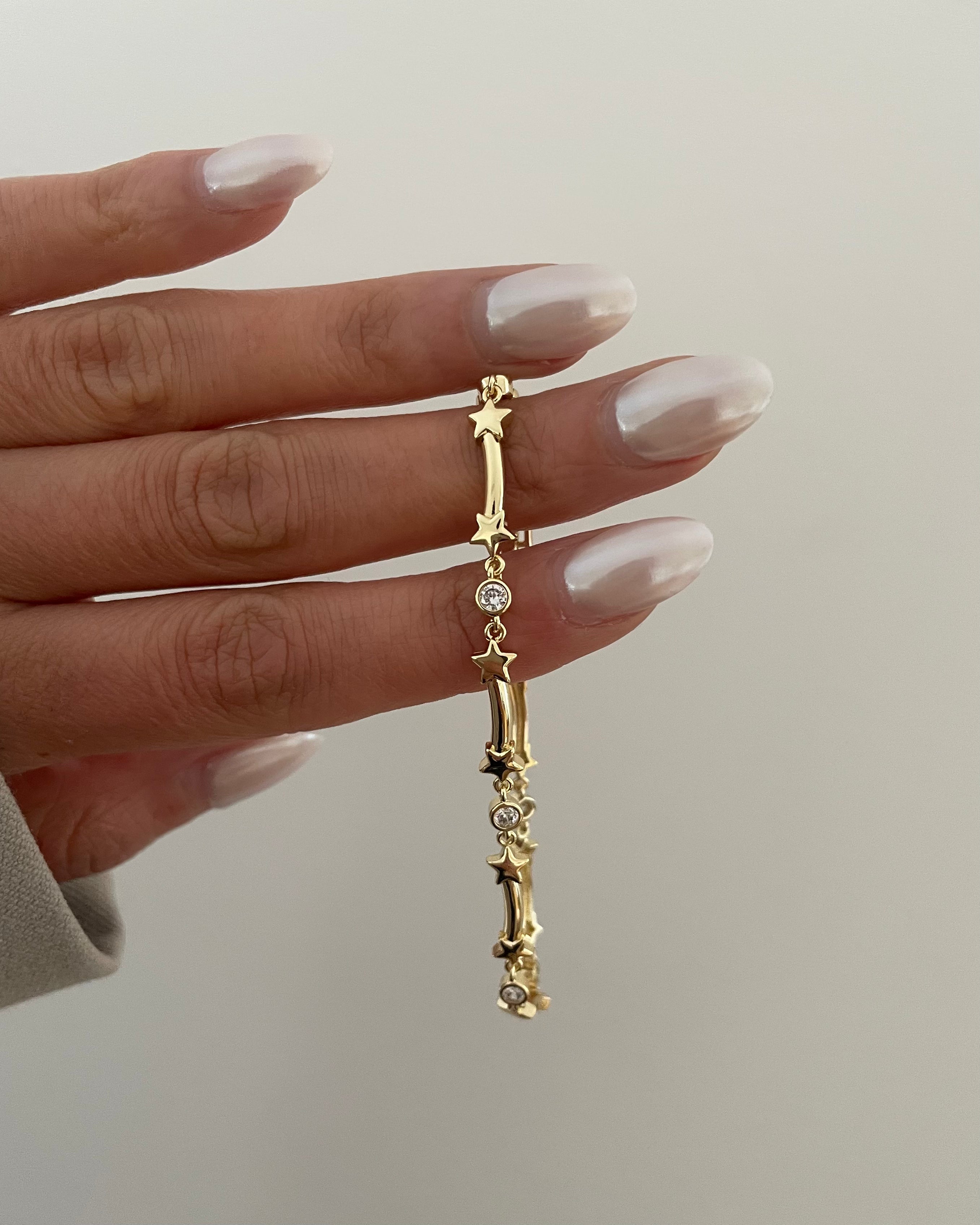 Armband VIP Line Star -14K vergoldet