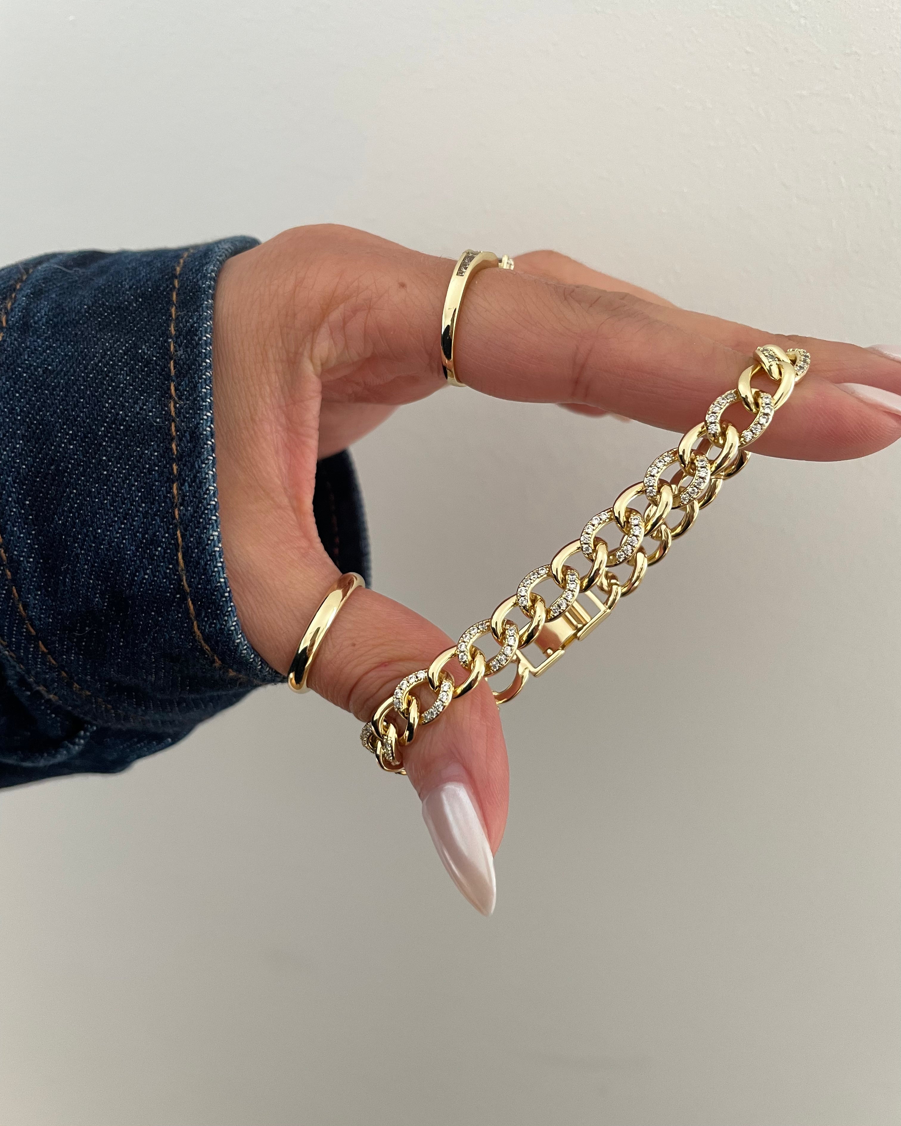 Armband VIP Chunky Chain -14K vergoldet