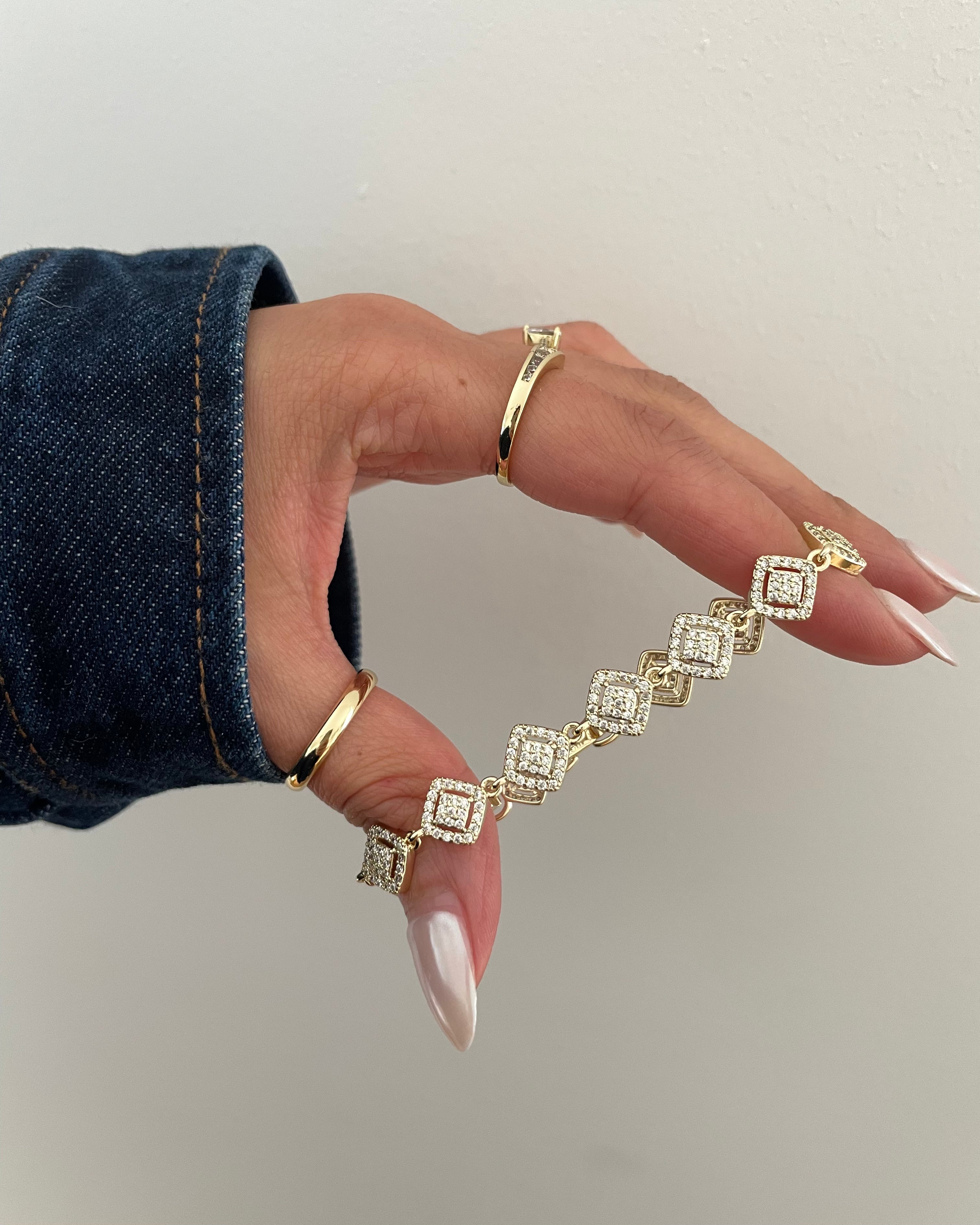 Armband VIP Mosaic -14K vergoldet